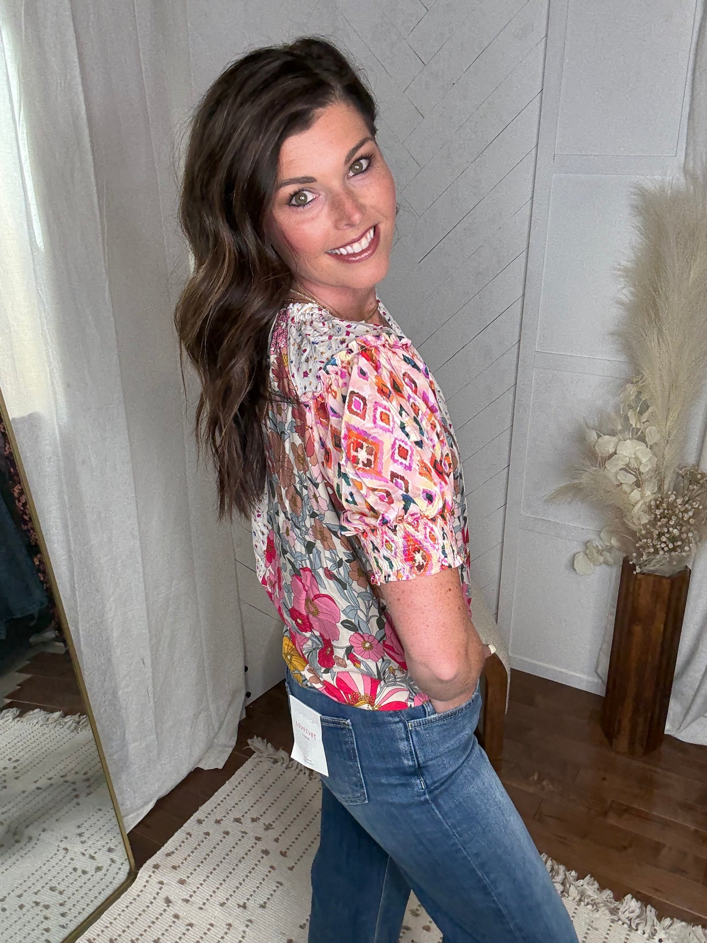 Mix And Match Floral Top