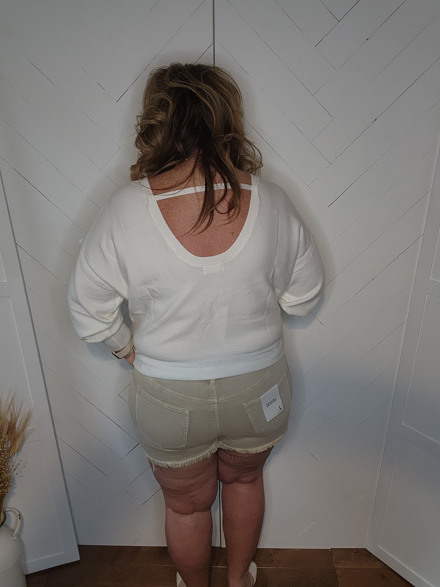 Open Elegance Sweater- Ivory