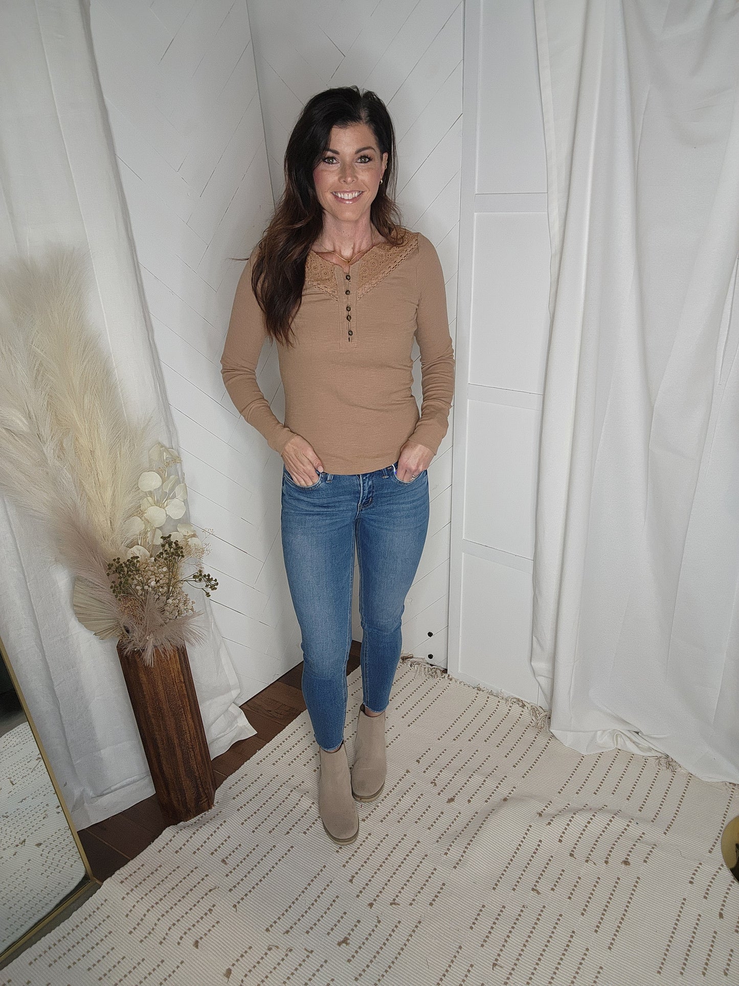 Angie Ribbed Long Sleeve