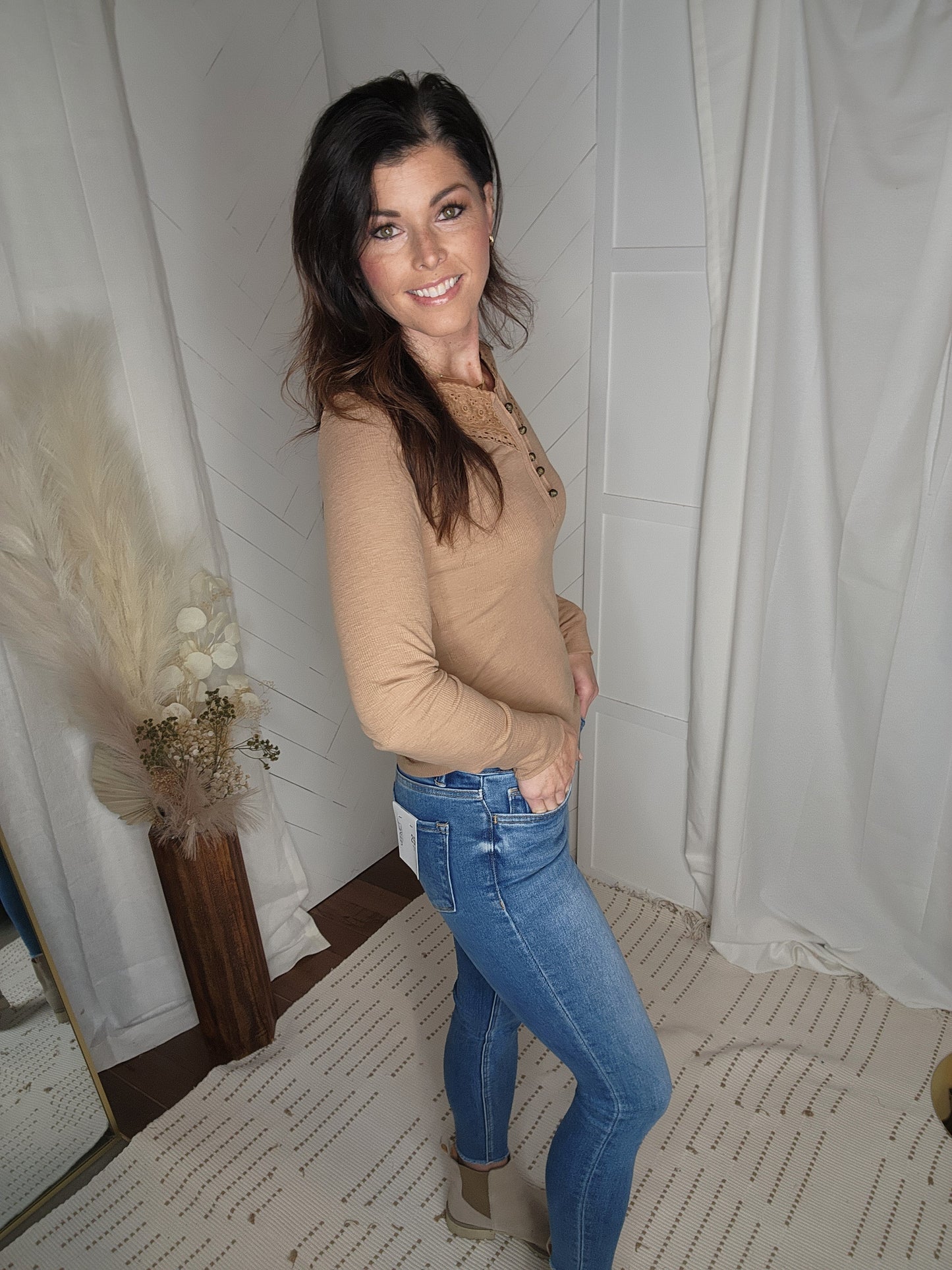 Angie Ribbed Long Sleeve