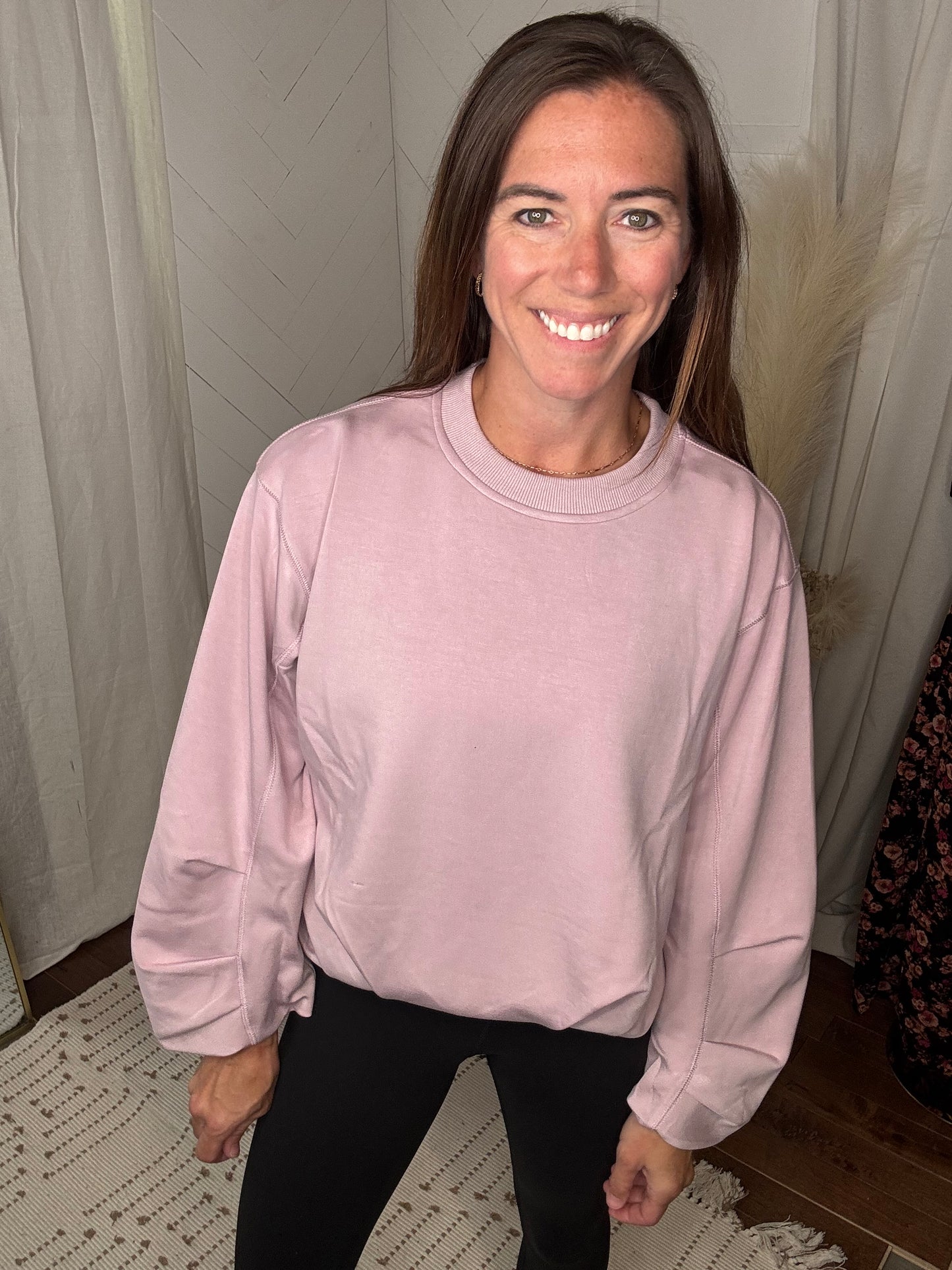 Mauve Soft-Stream Pullover