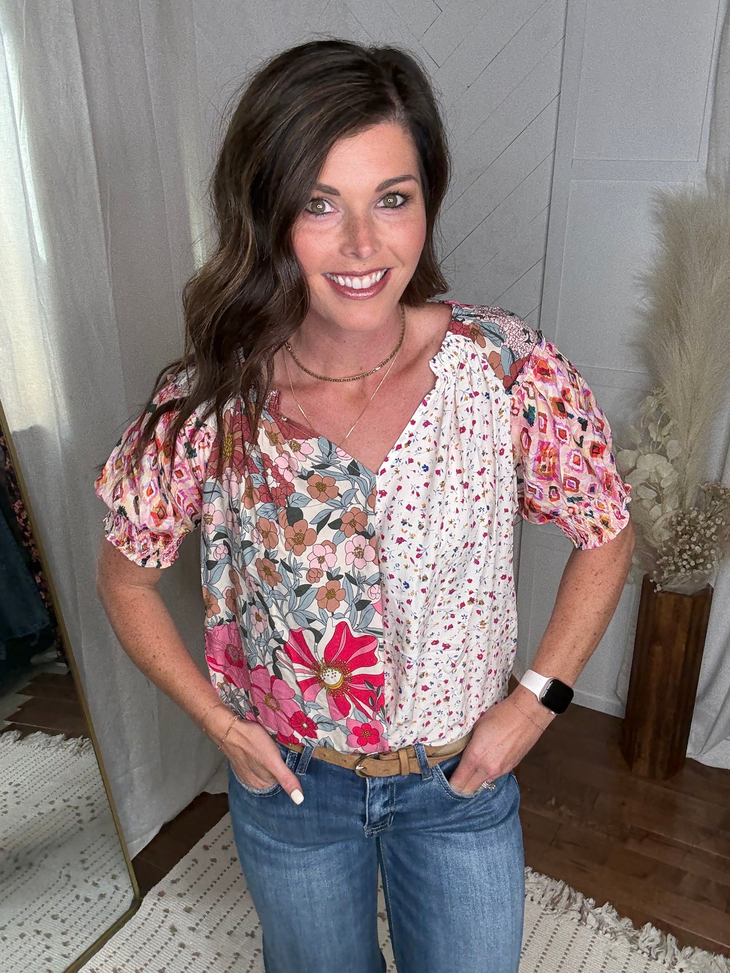 Mix And Match Floral Top