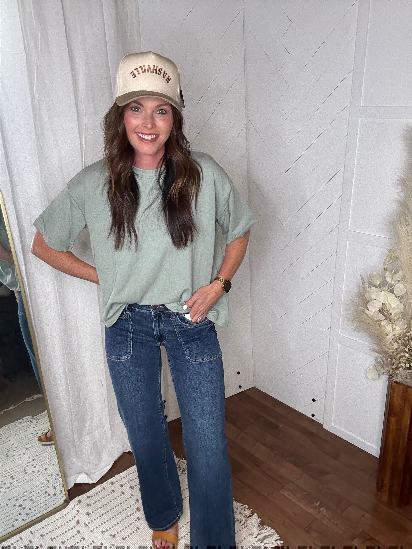 Slouch + Sway Top: Mint