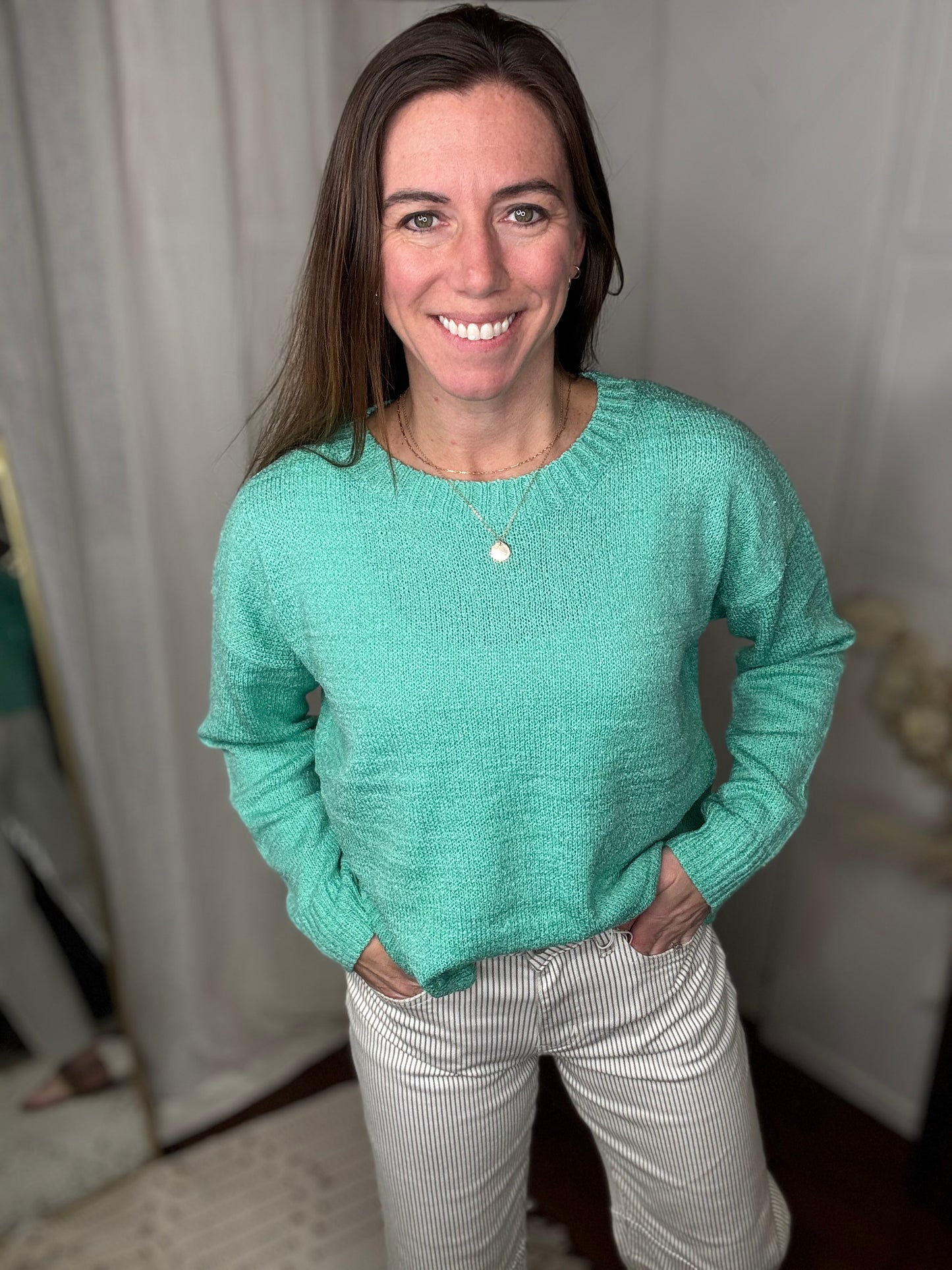 Spring Mint Sweater
