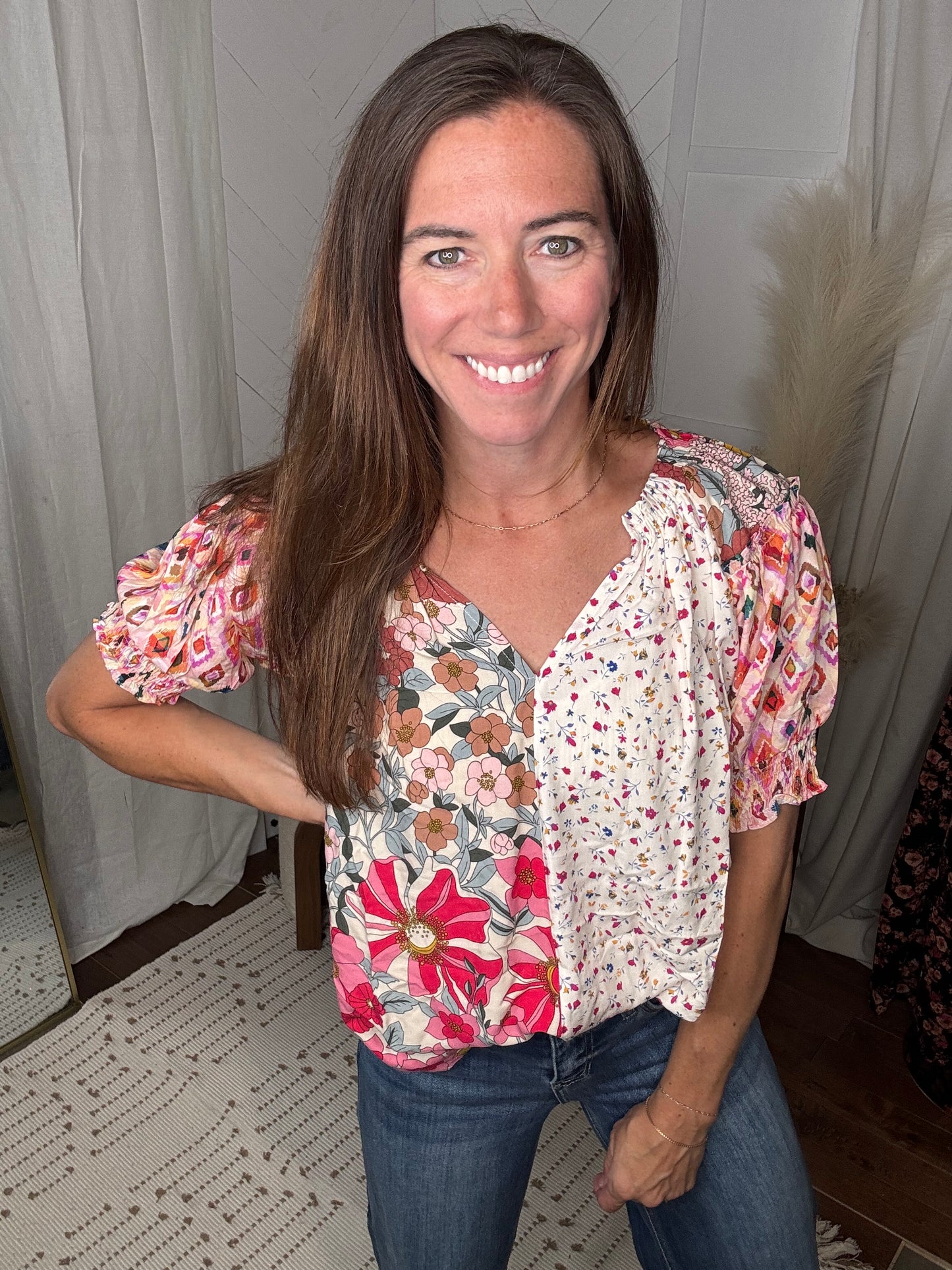 Mix And Match Floral Top