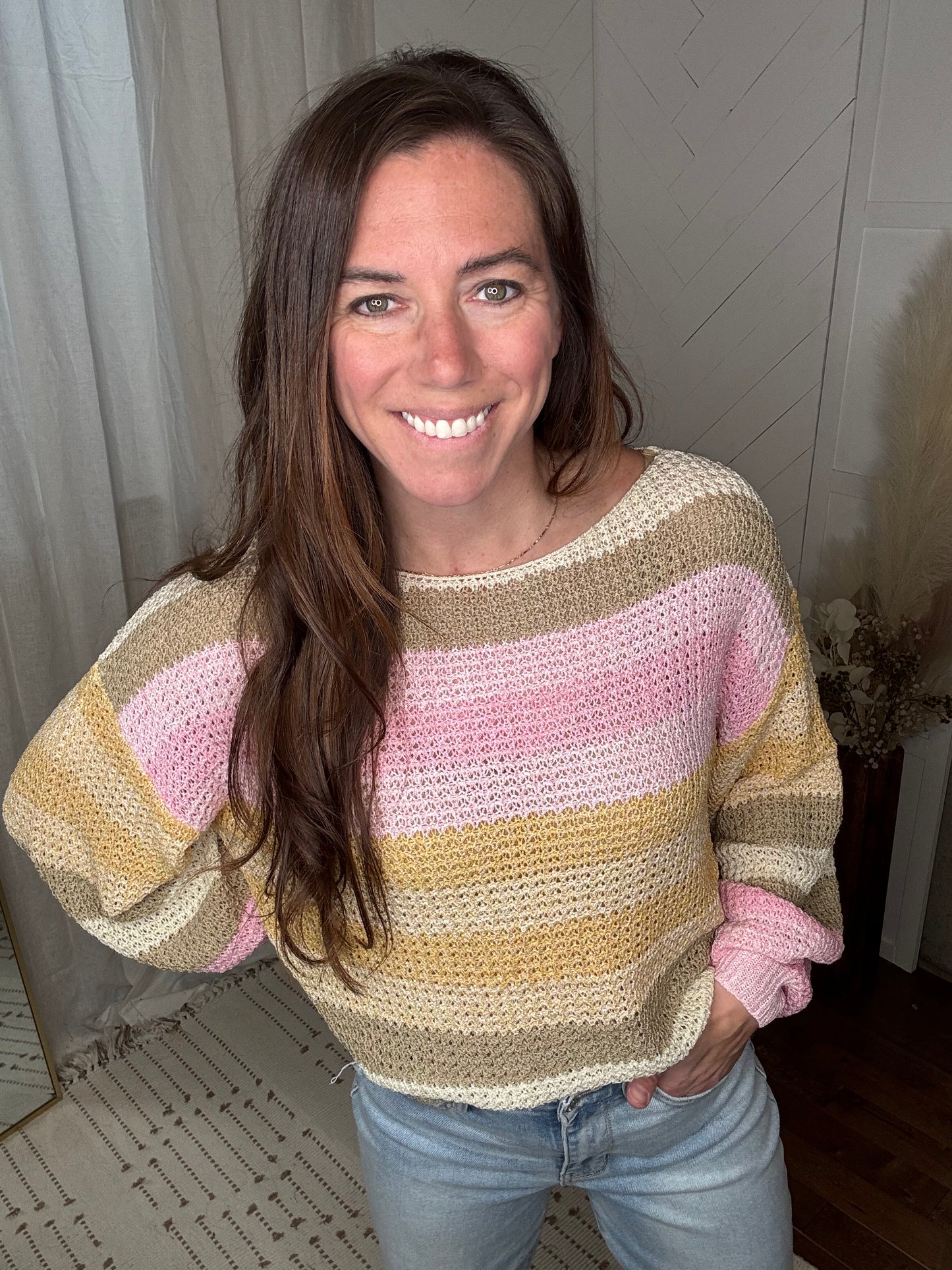 Sunset Breeze Knit Top