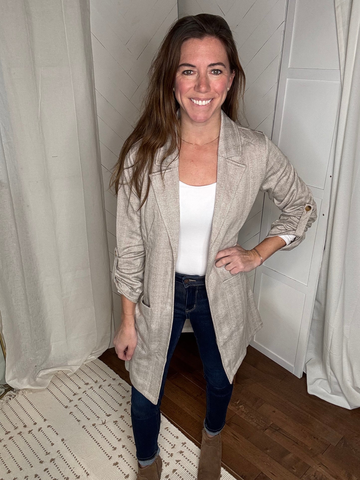 Classic Drift Herringbone Jacket