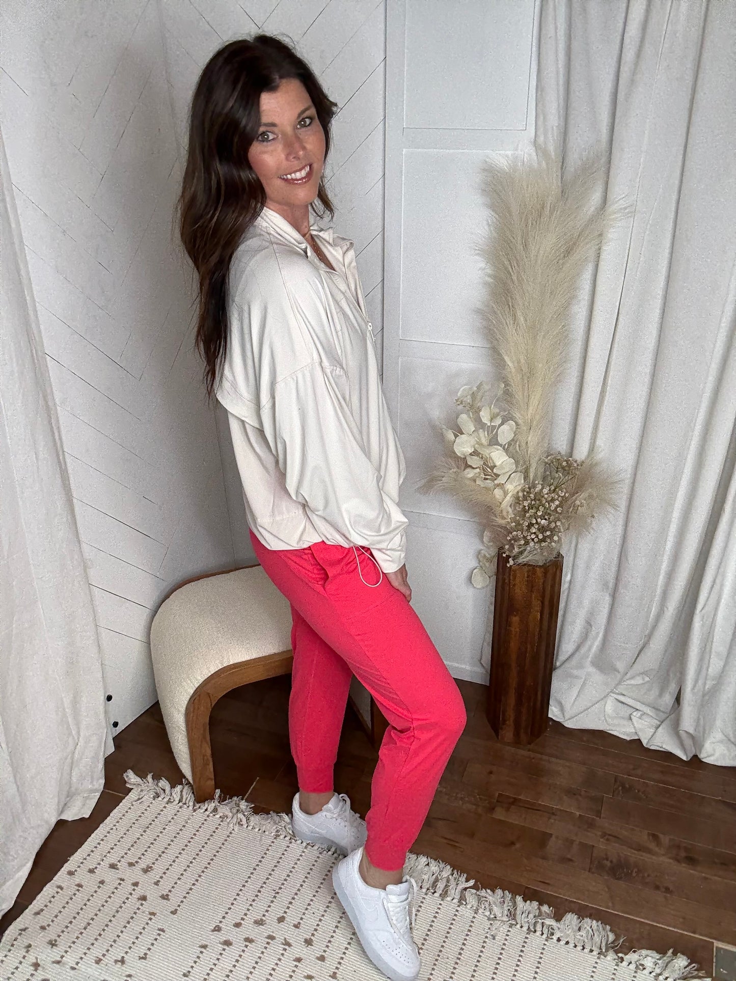 Flamingo Joggers with Pockets