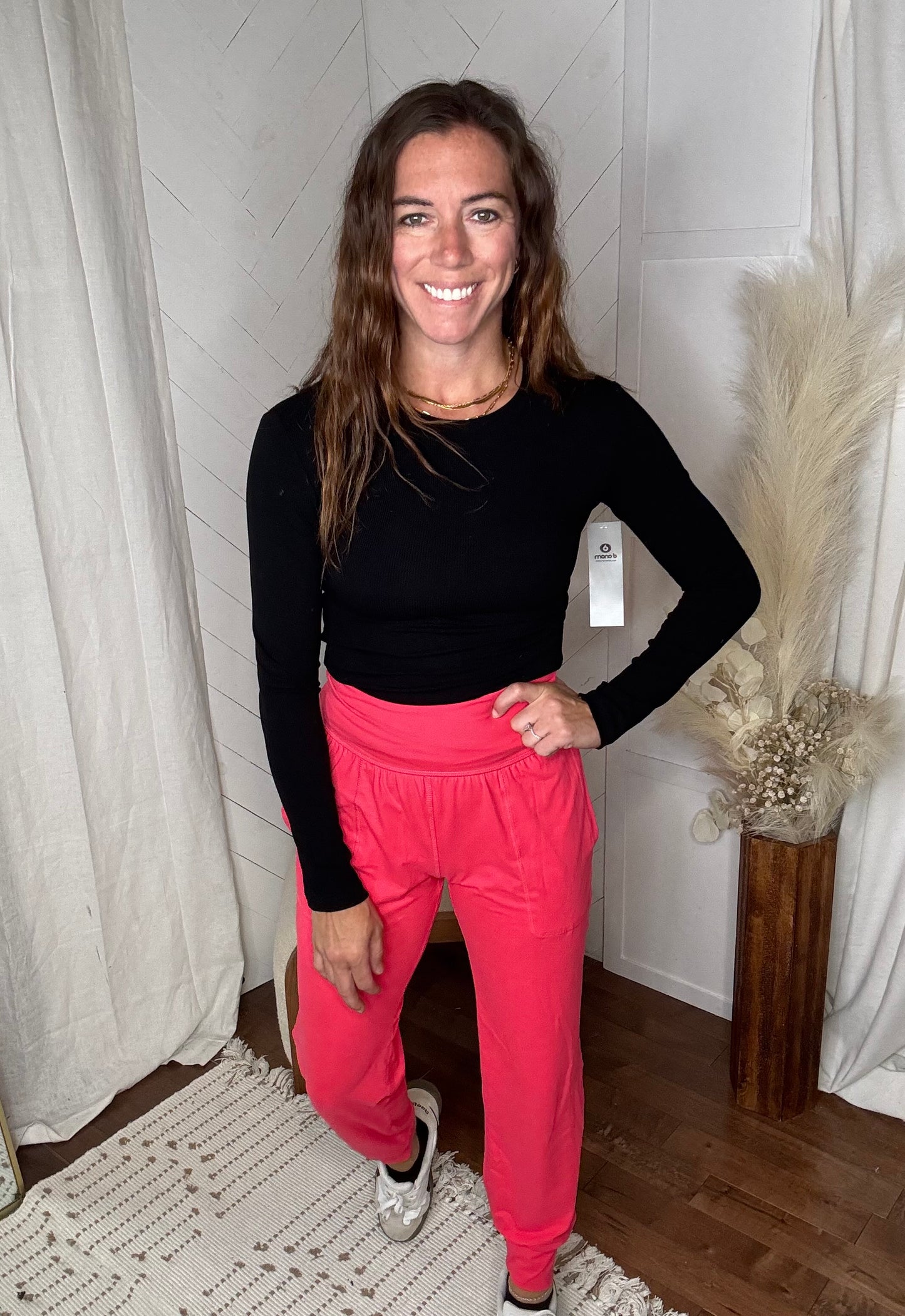 Flamingo Joggers with Pockets