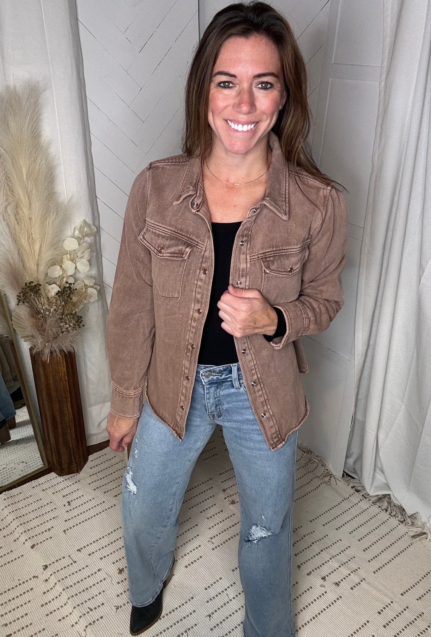Piper Jacket: Rust