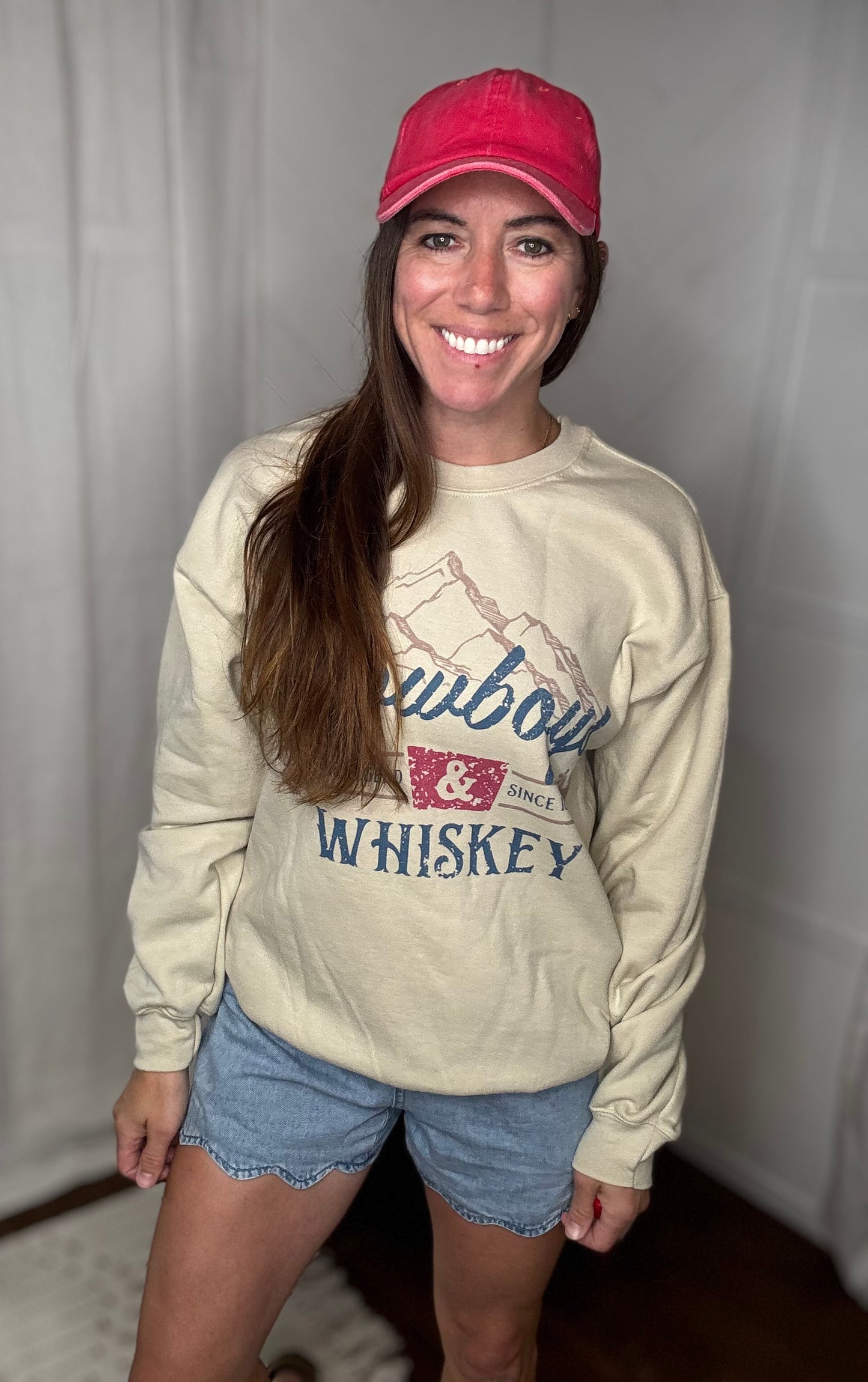 Cowboys + Whiskey Sweatshirt