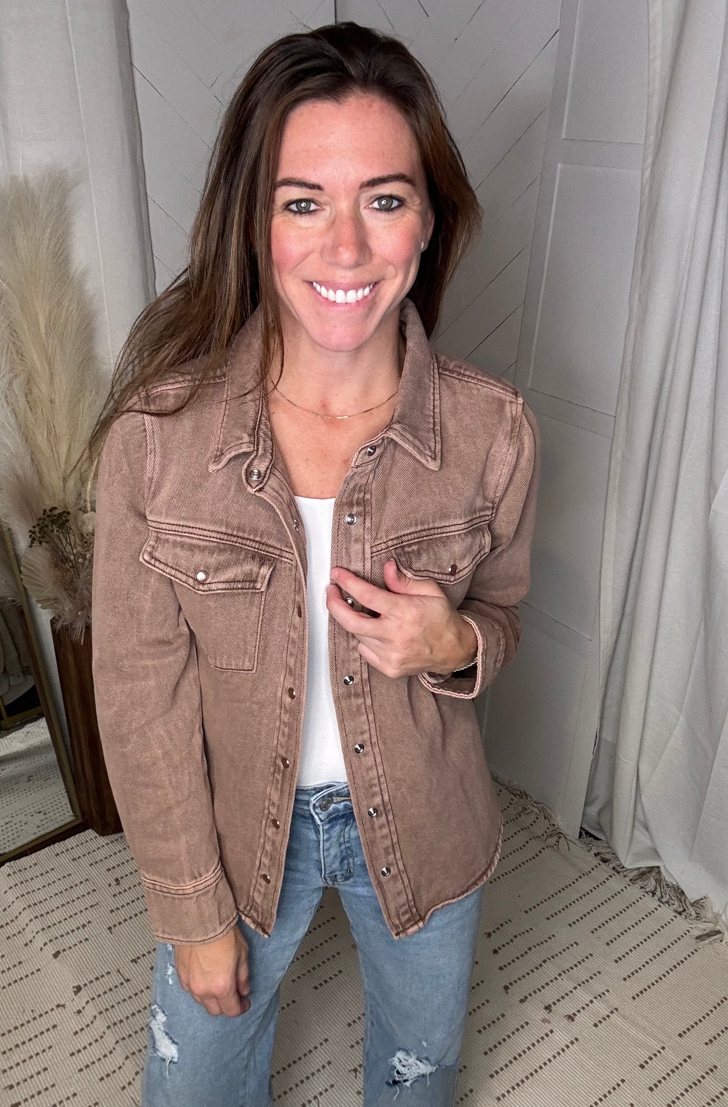Piper Jacket: Rust