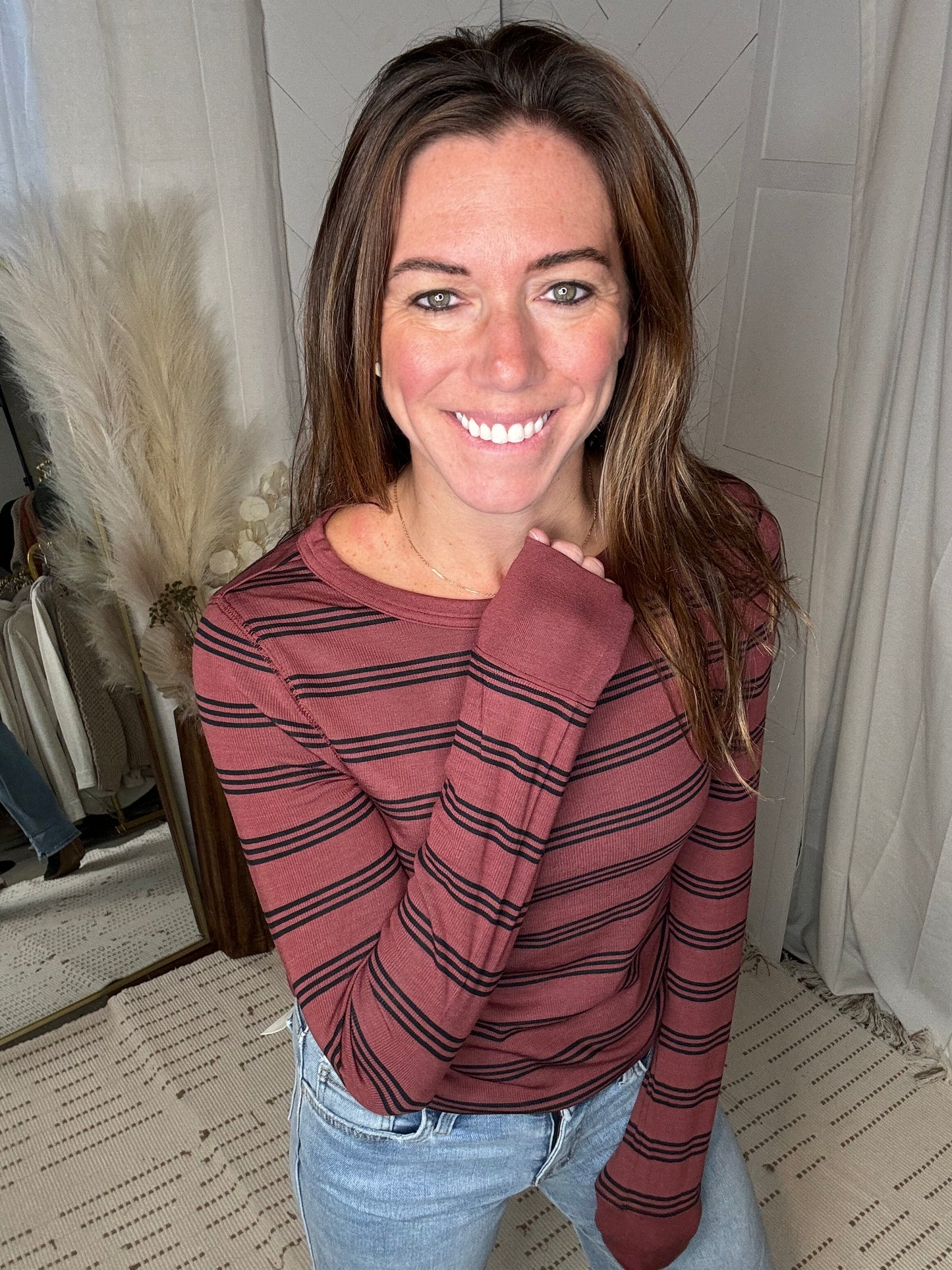 Kiya Striped Long Sleeve