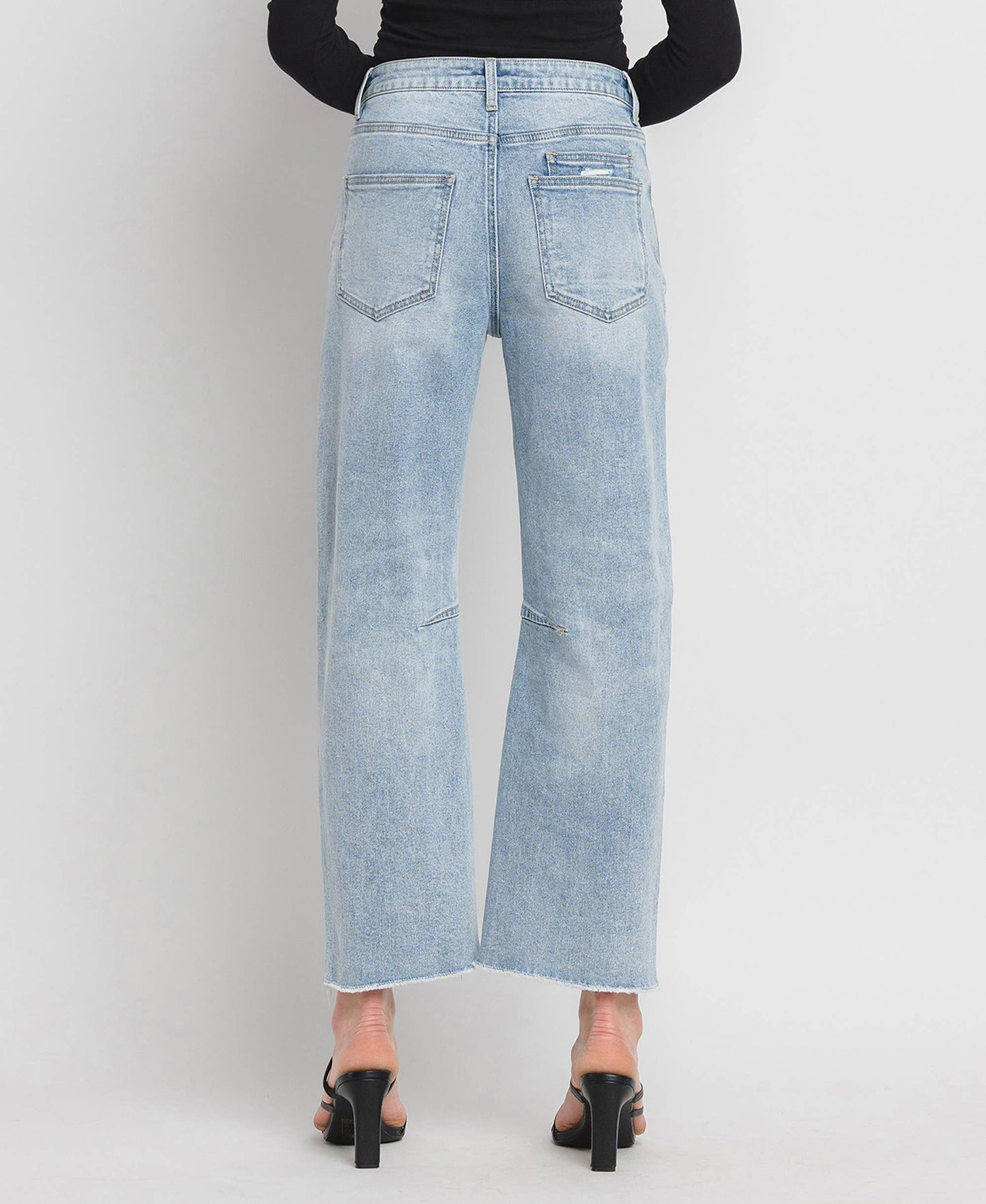 Vervet75: Super High Rise Barrel Jeans
