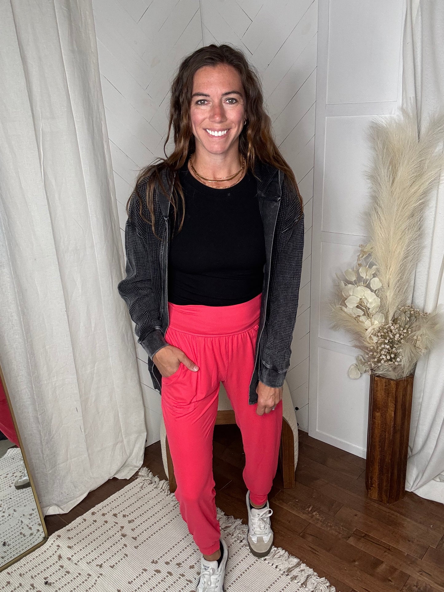 Flamingo Joggers with Pockets