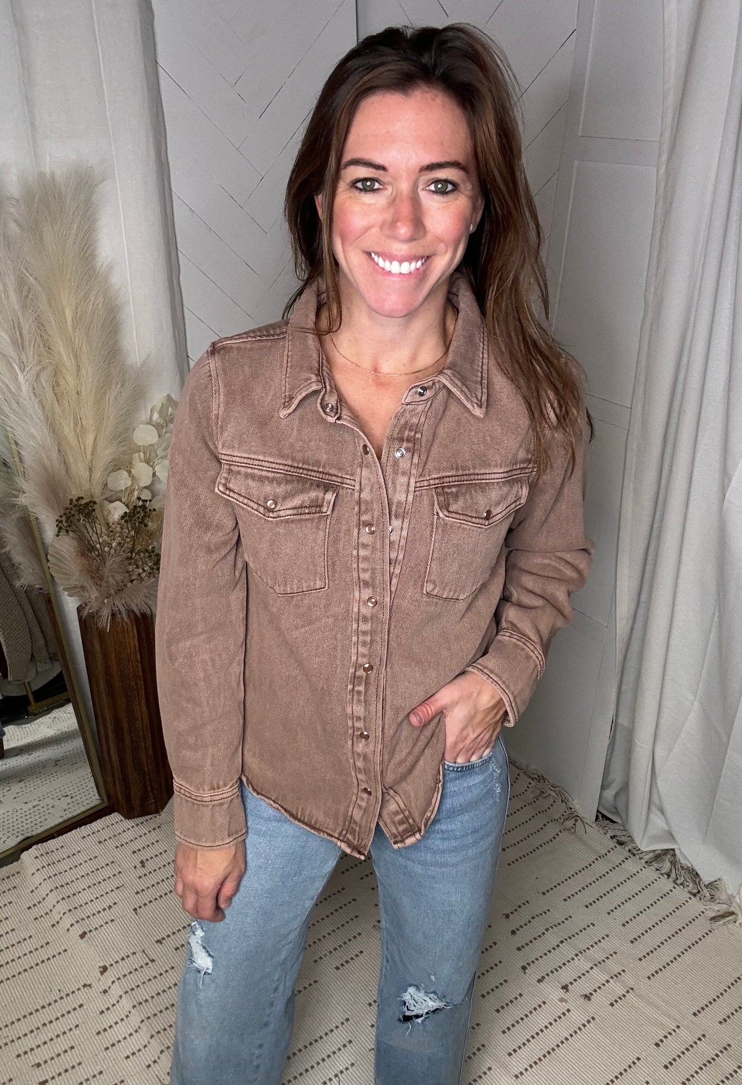 Piper Jacket: Rust