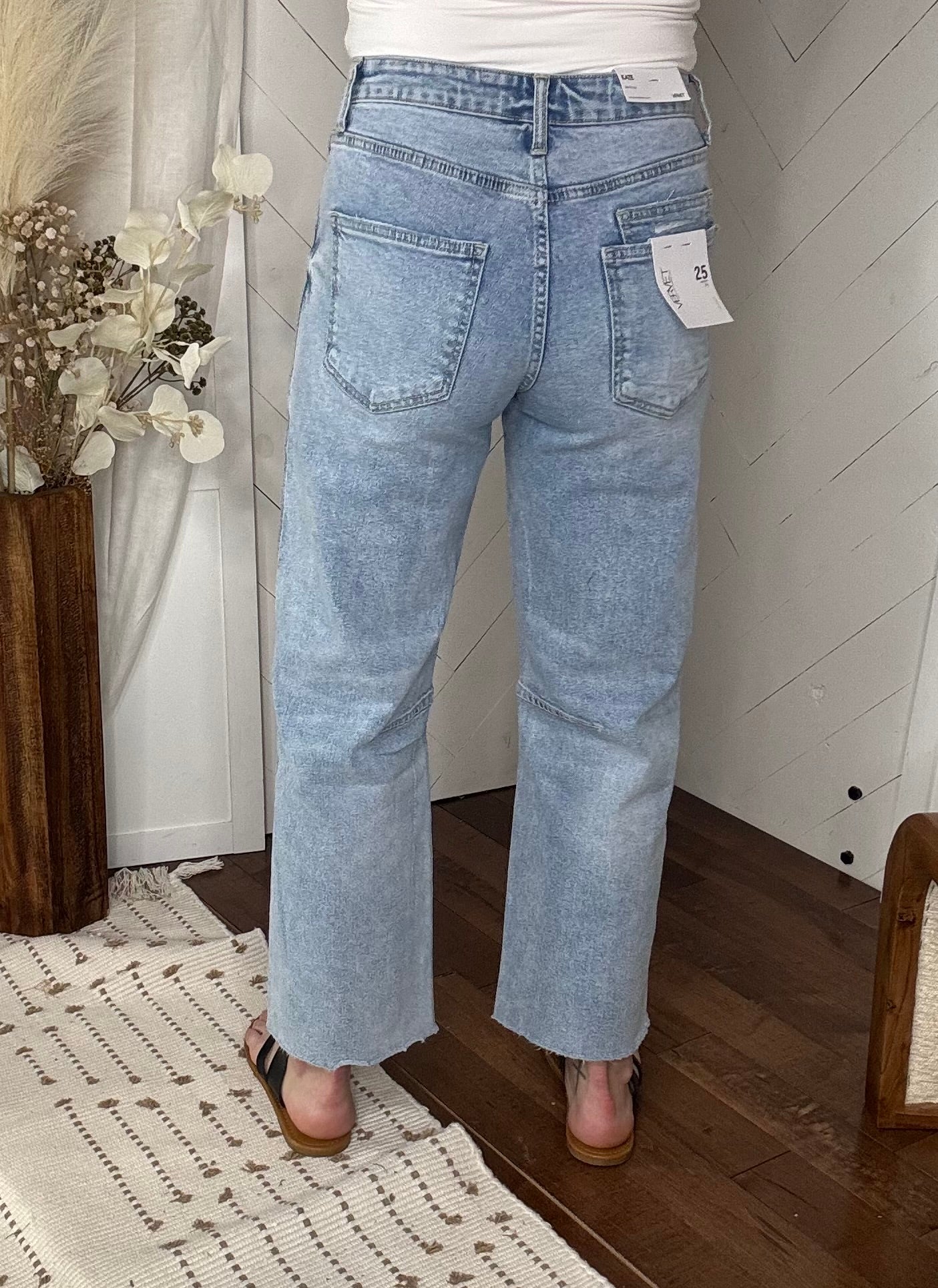 Vervet75: Super High Rise Barrel Jeans