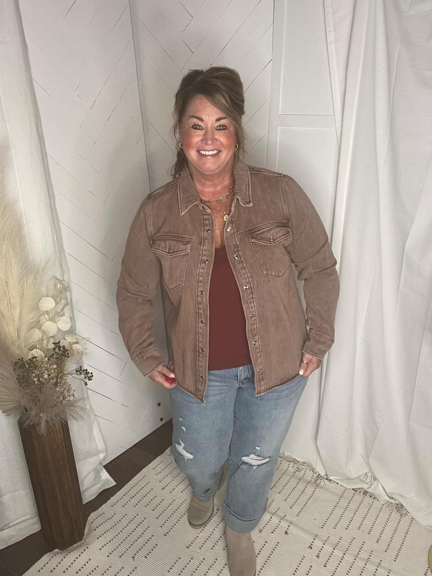 Piper Jacket: Rust
