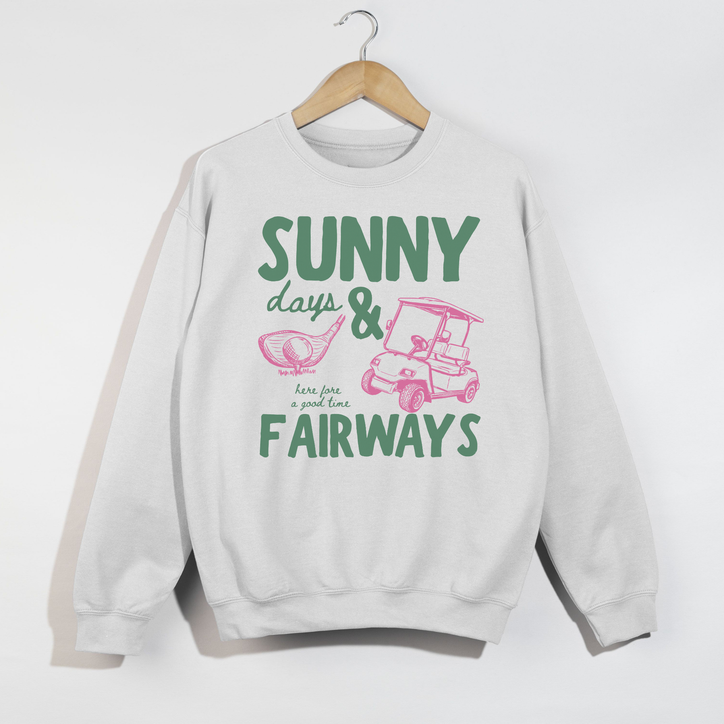 Sunny Fairways Crewneck Sweatshirt