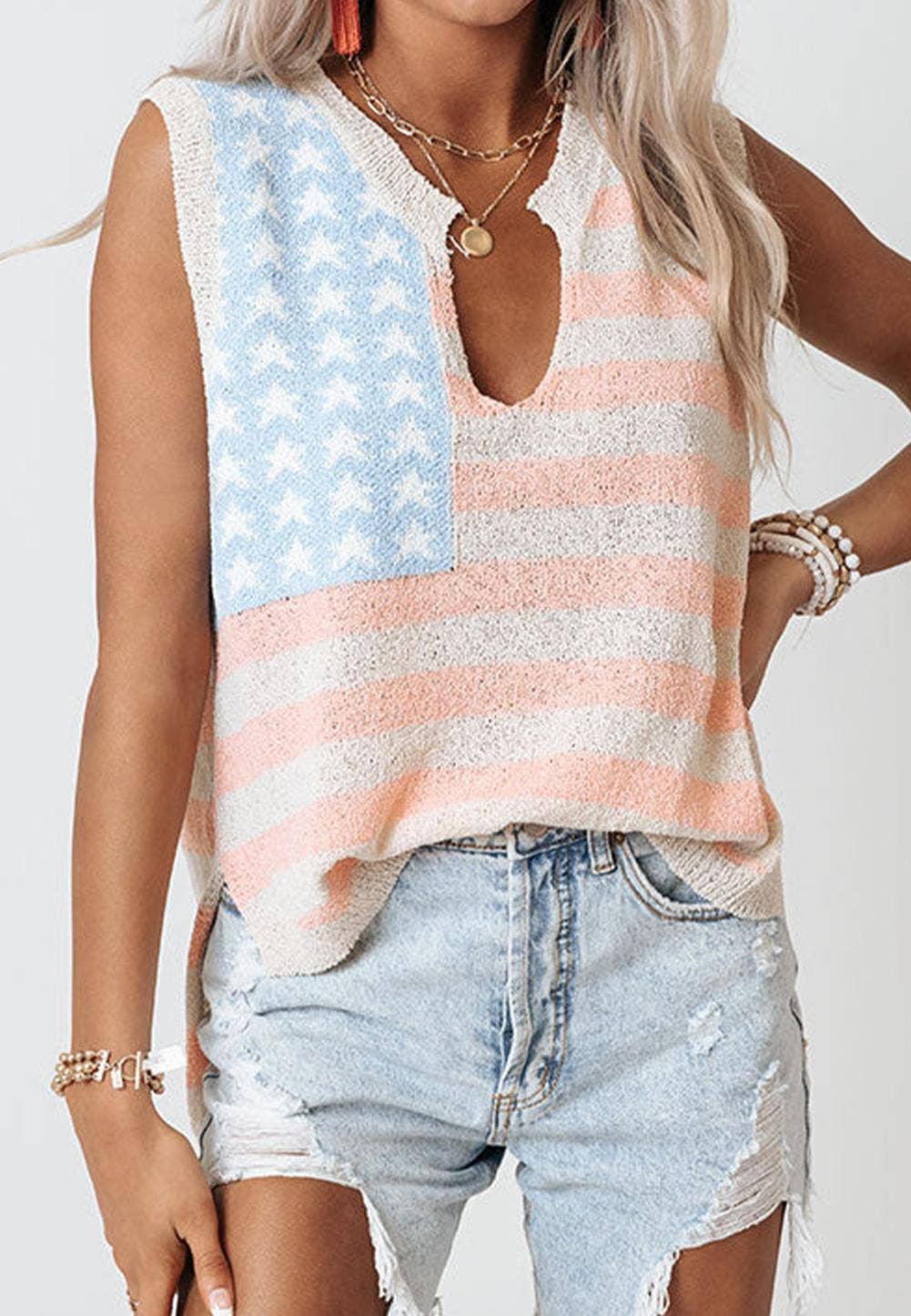 USA Flag Sweater