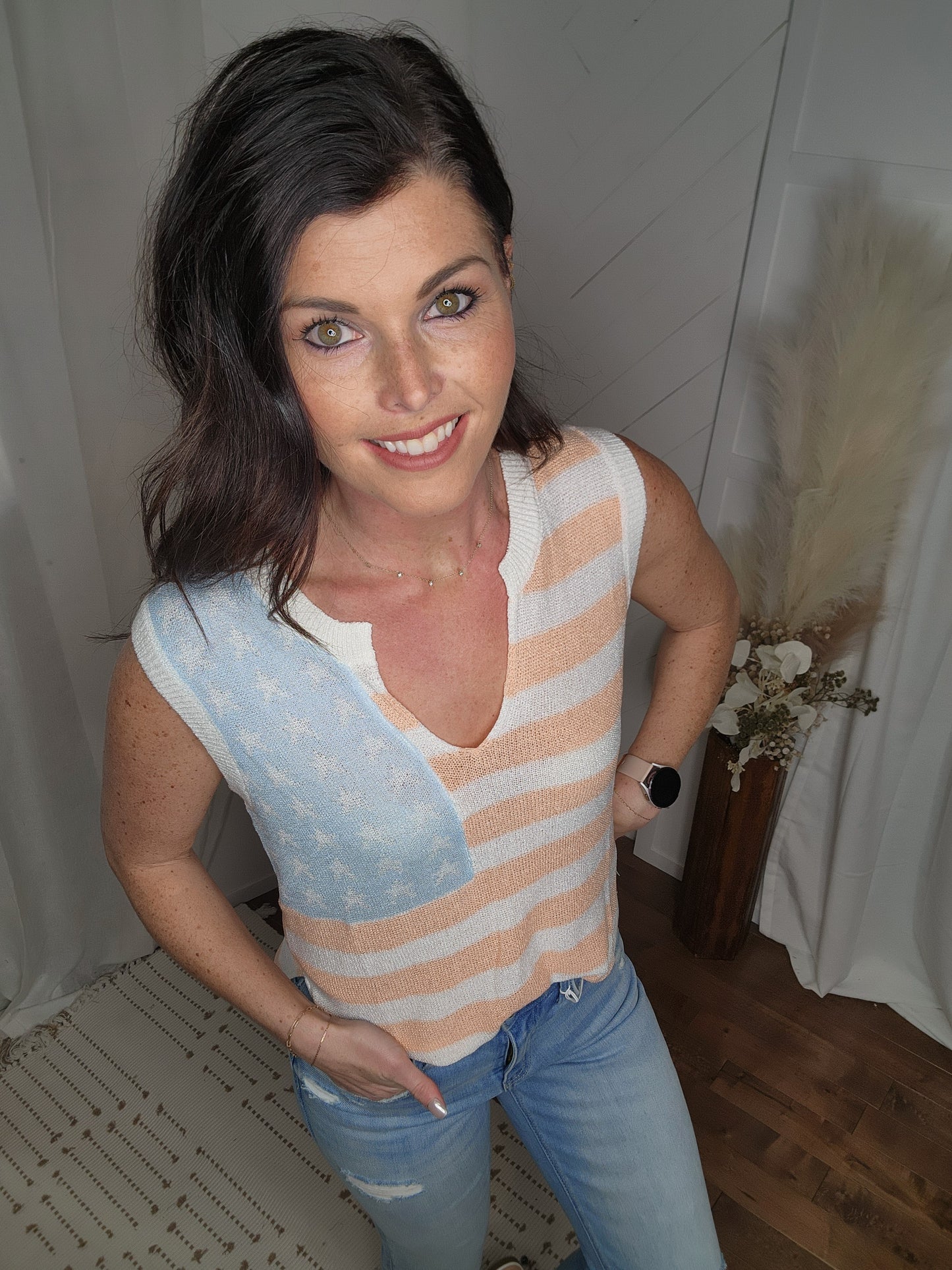 USA Flag Sweater