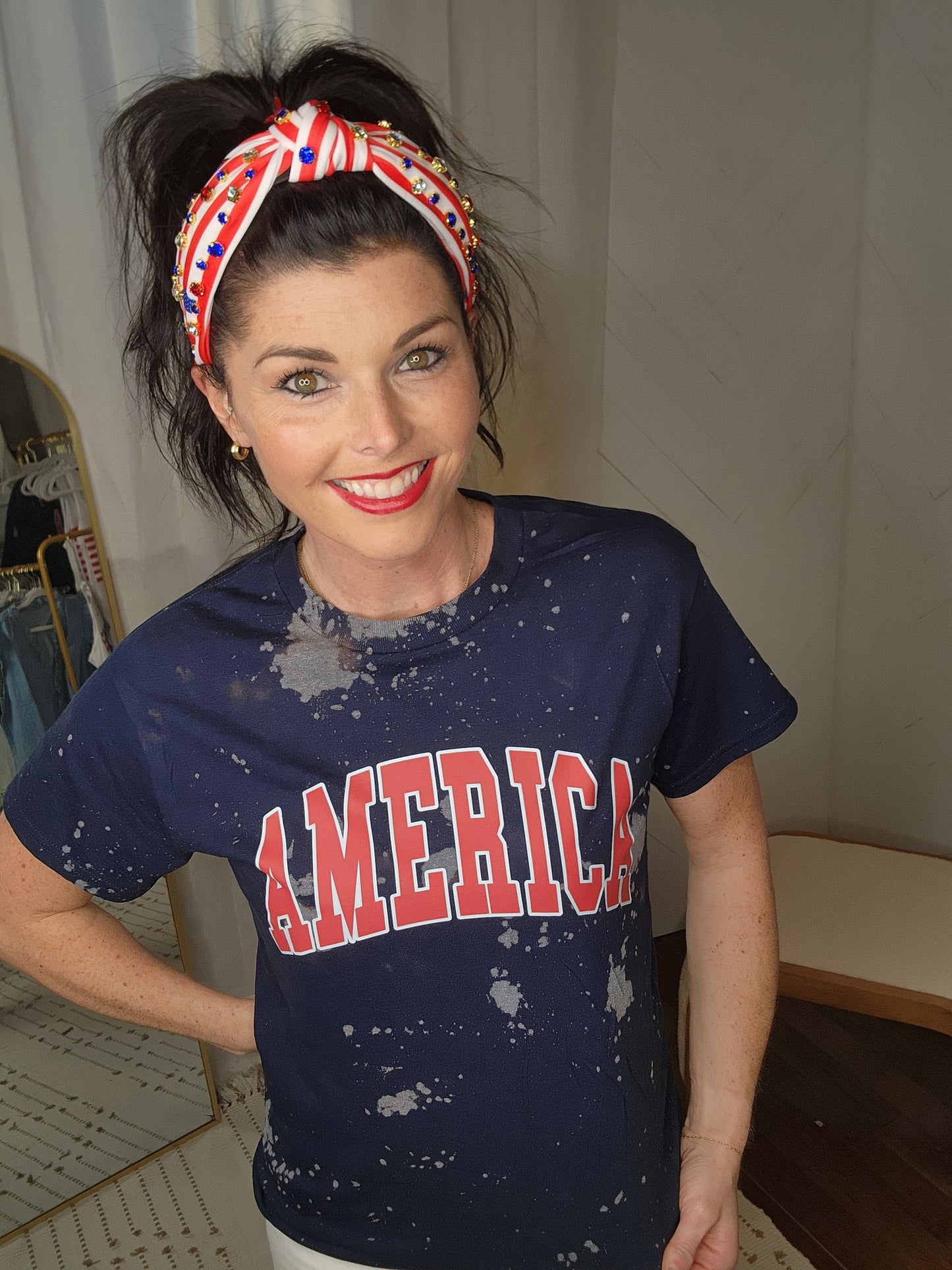 America Bleached Tee
