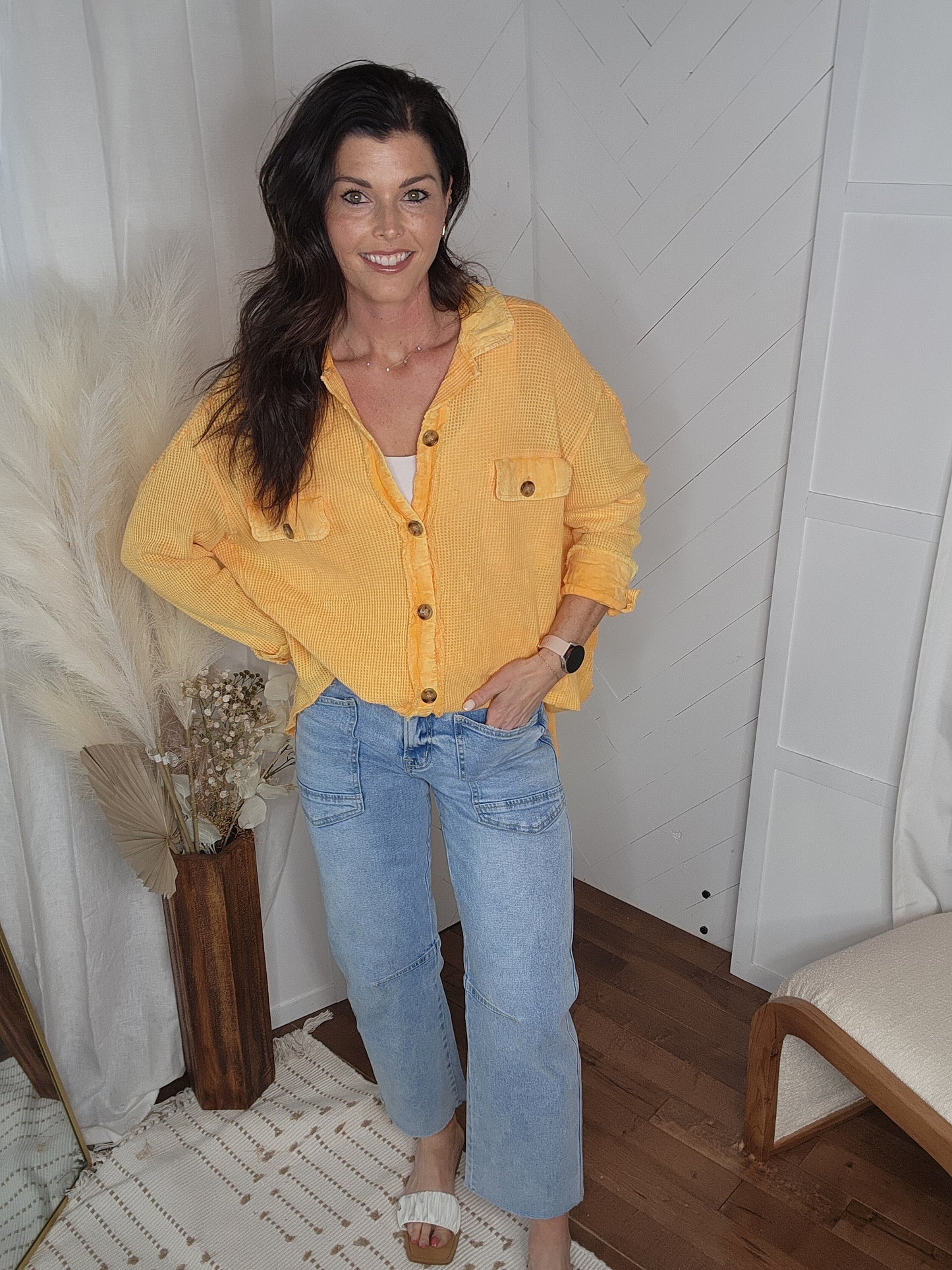 Vervet75: Super High Rise Barrel Jeans