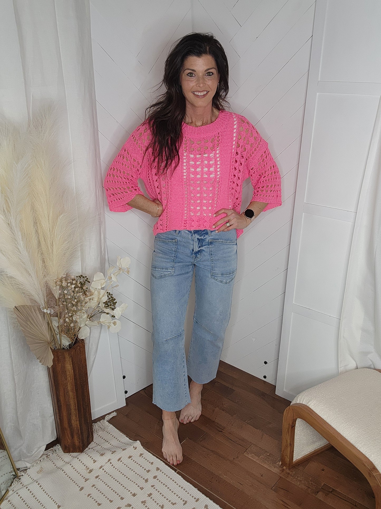 Vervet75: Super High Rise Barrel Jeans