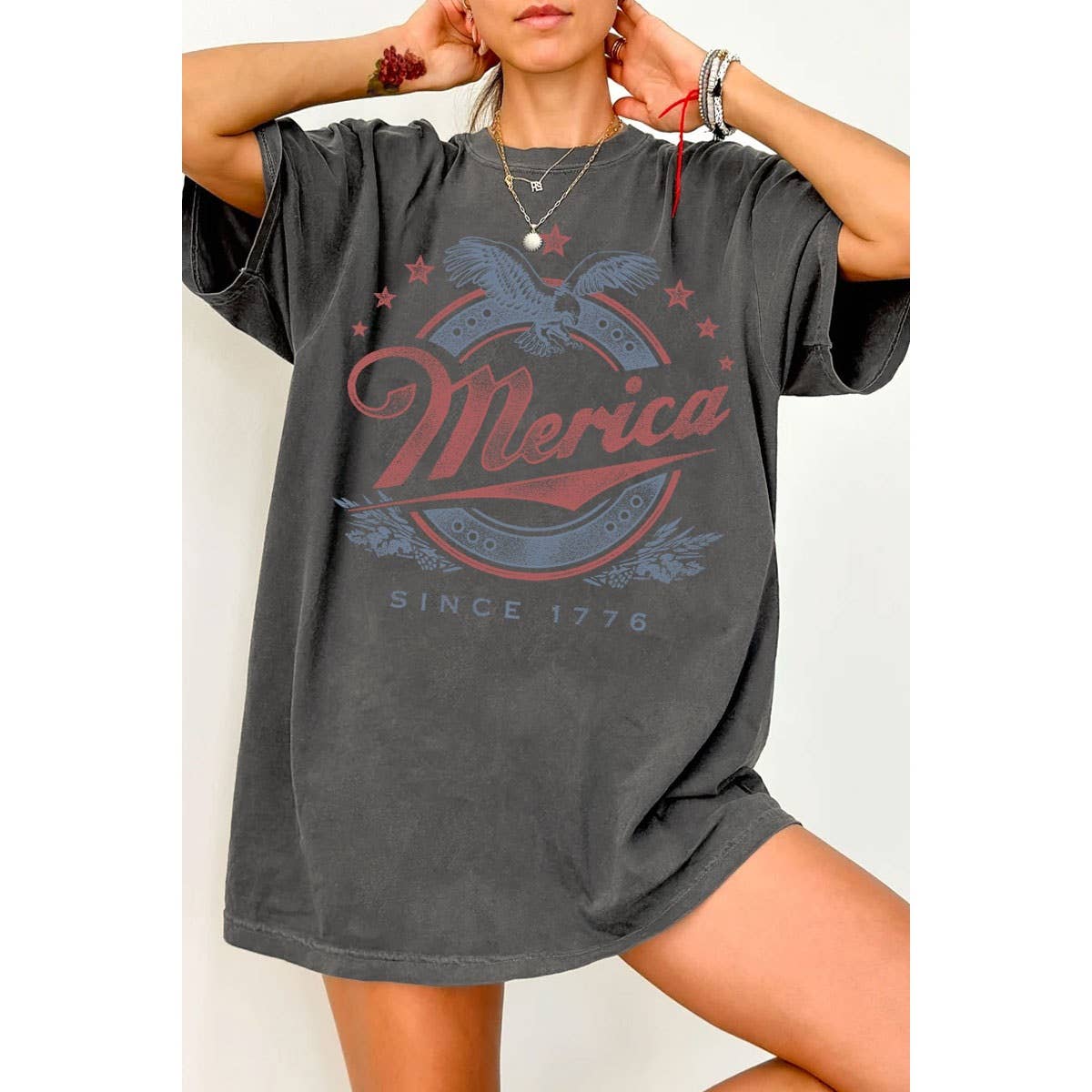 'MERICA Retro Graphic Tee