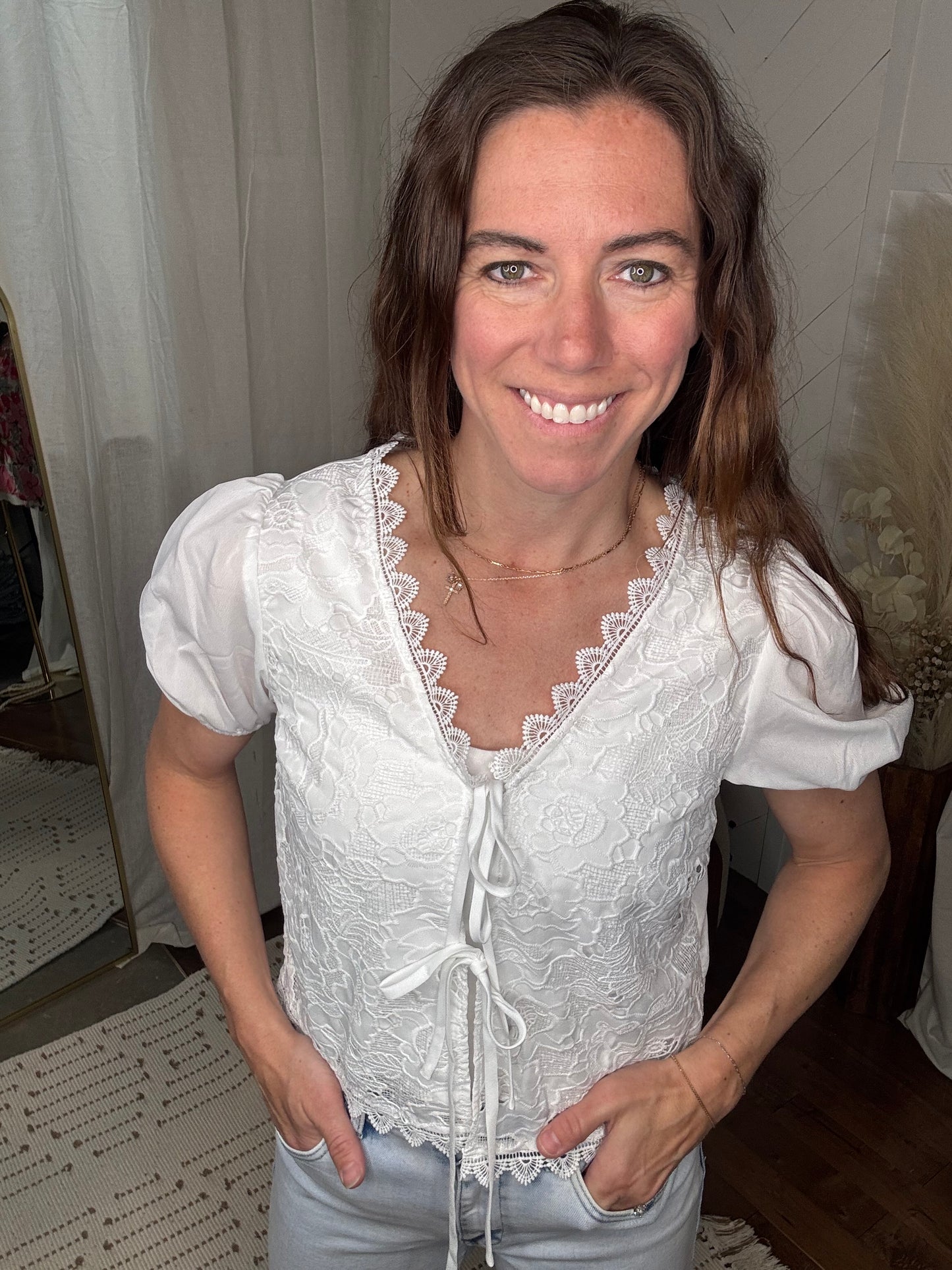 Floral Belle Lace Top