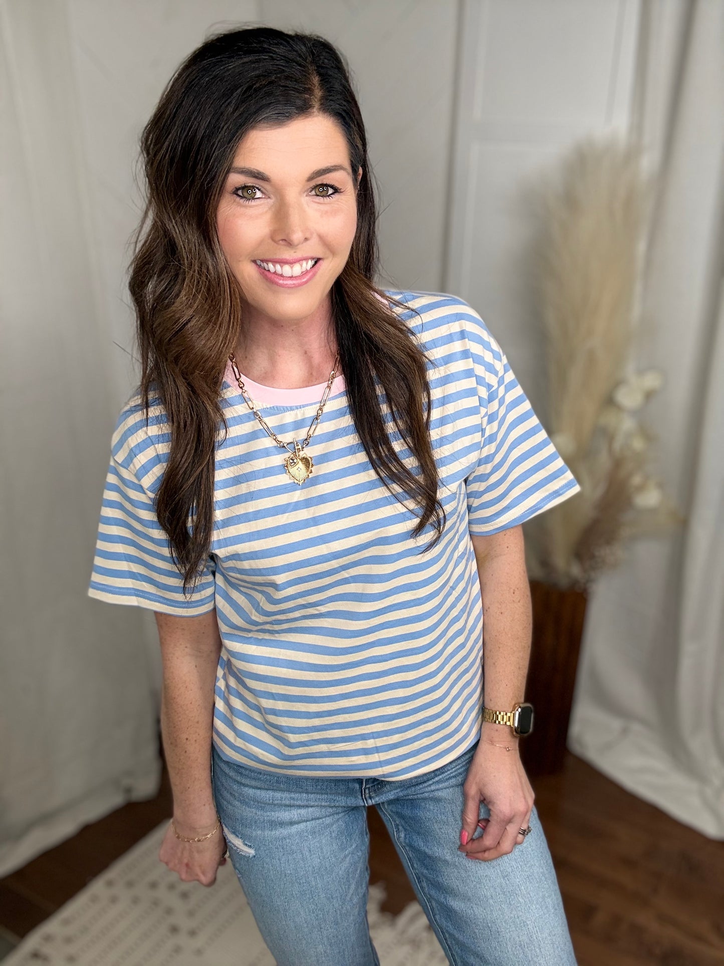Coastal Breeze Striped Tee