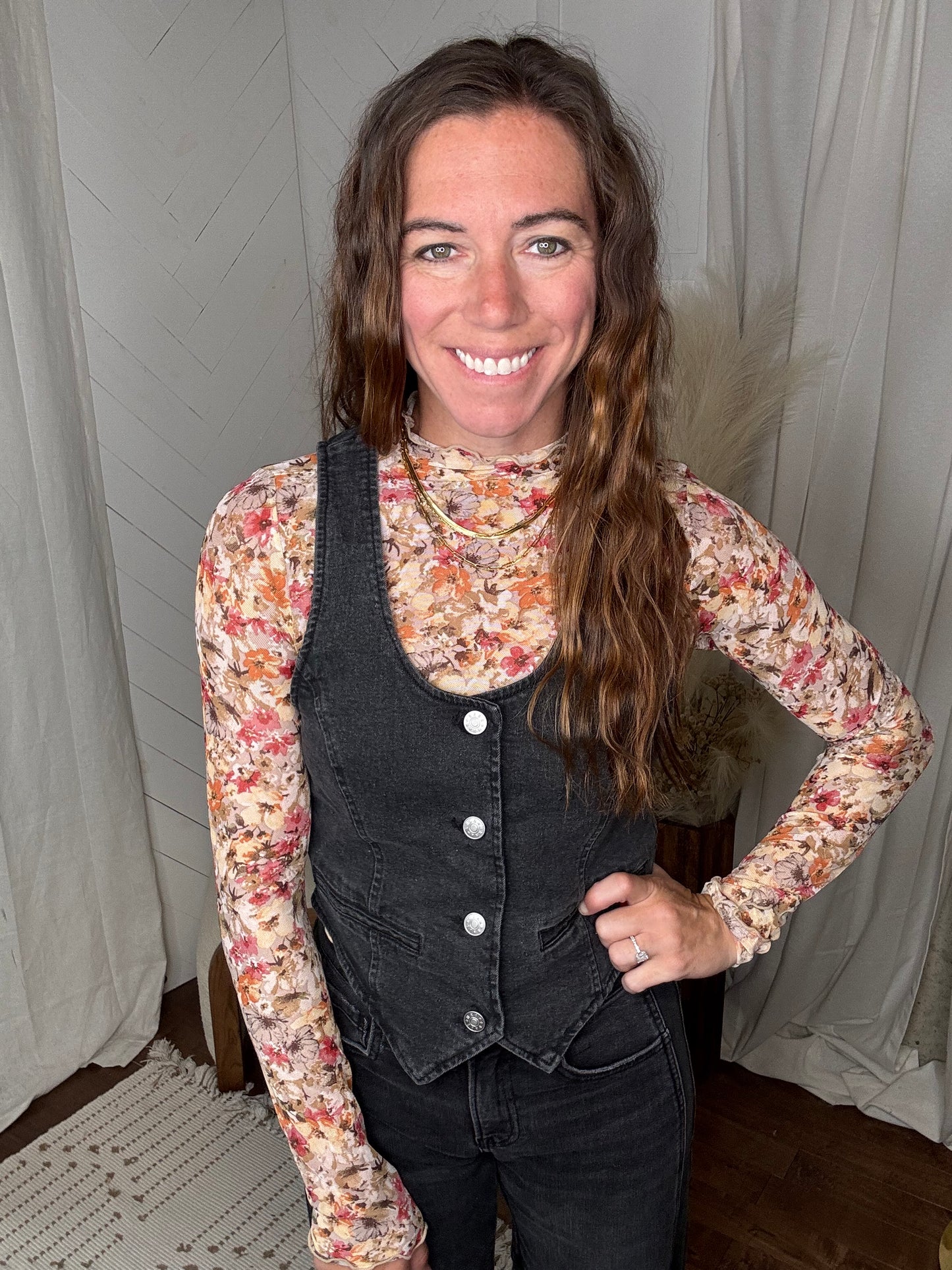 Midnight Edge Denim Vest