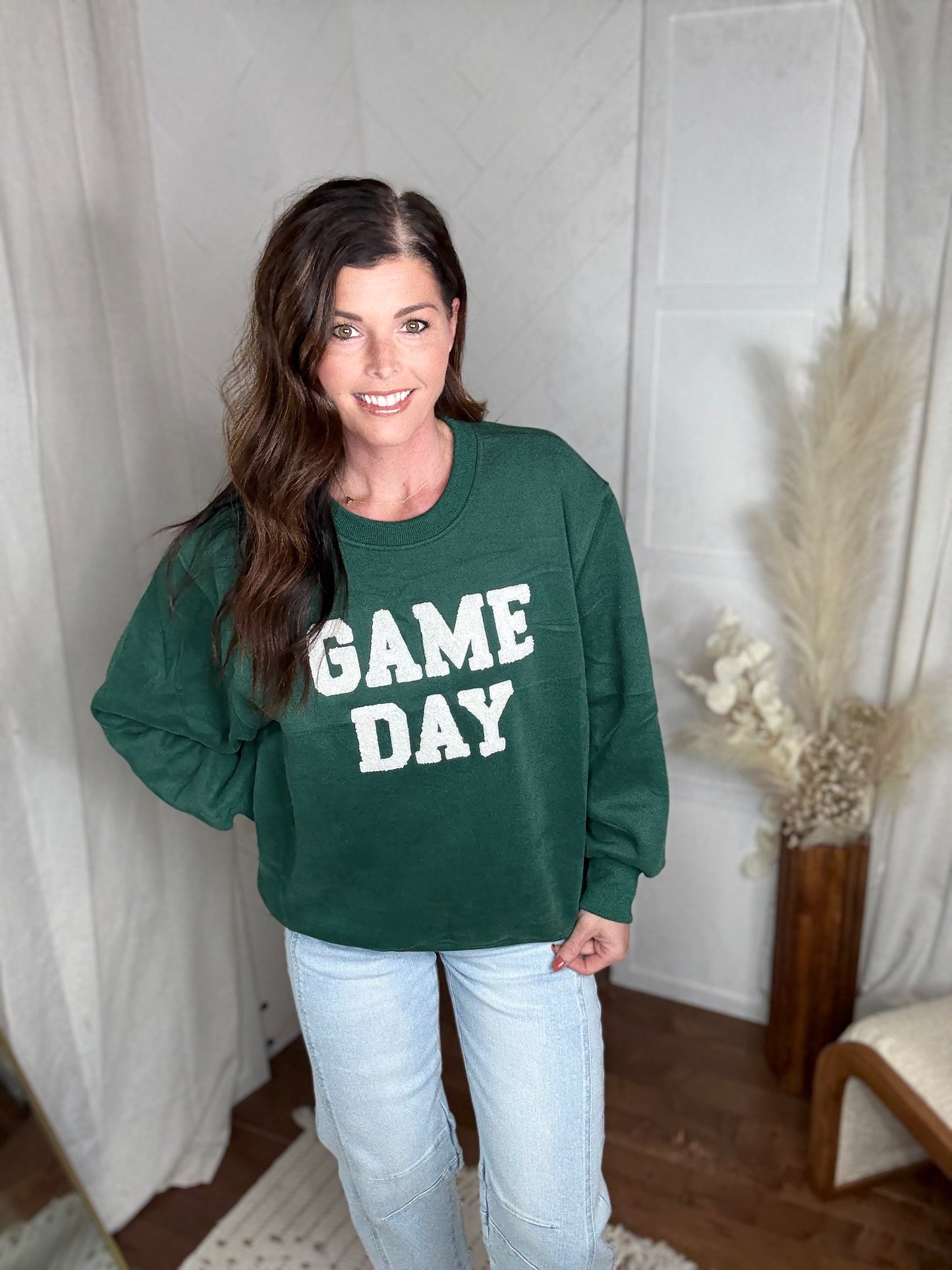 Green Game Day Sweatshirt