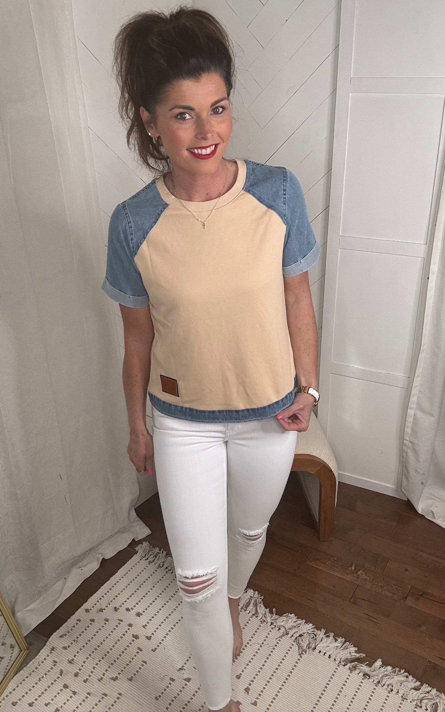 Denim Remix Tee