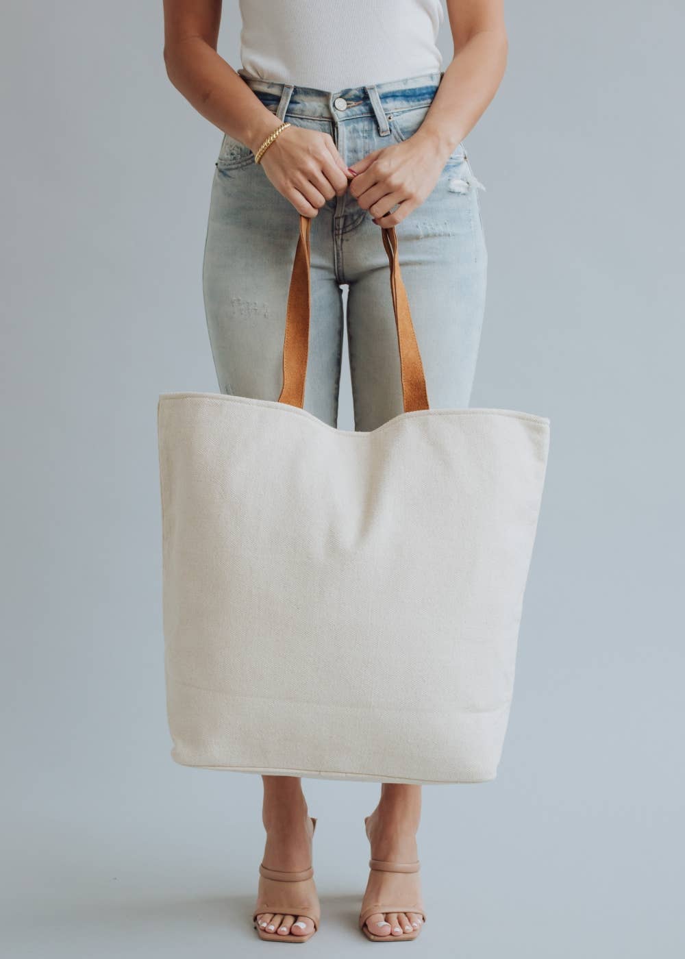 Cream: Drink By The Pool Tote