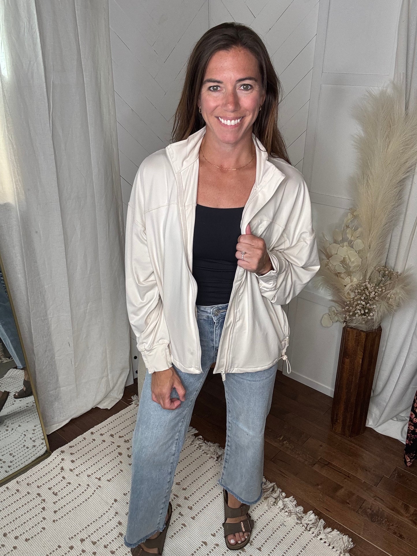 White Pearl Active Jacket