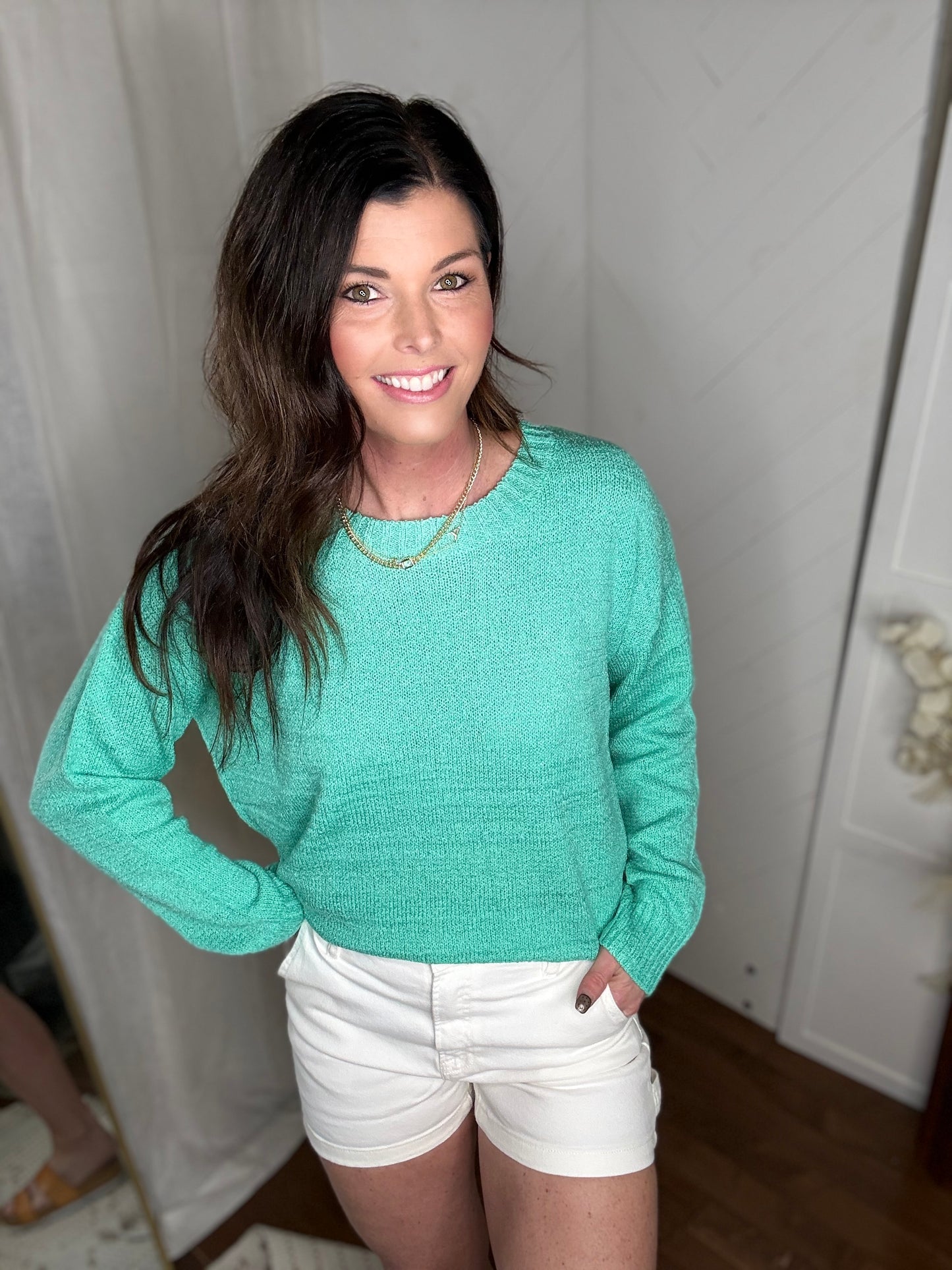 Spring Mint Sweater