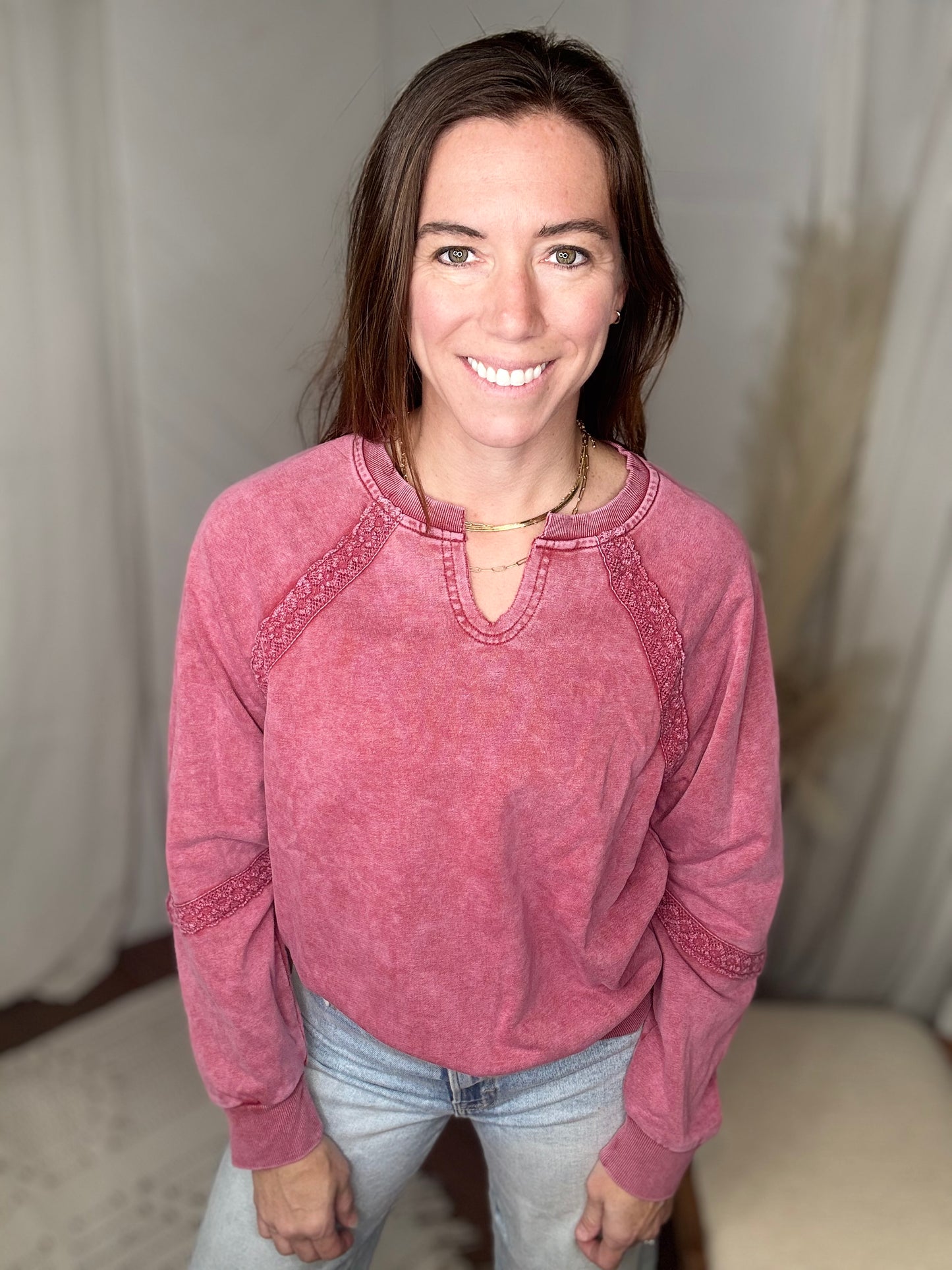 Dahlia Bloom Lace Sweater