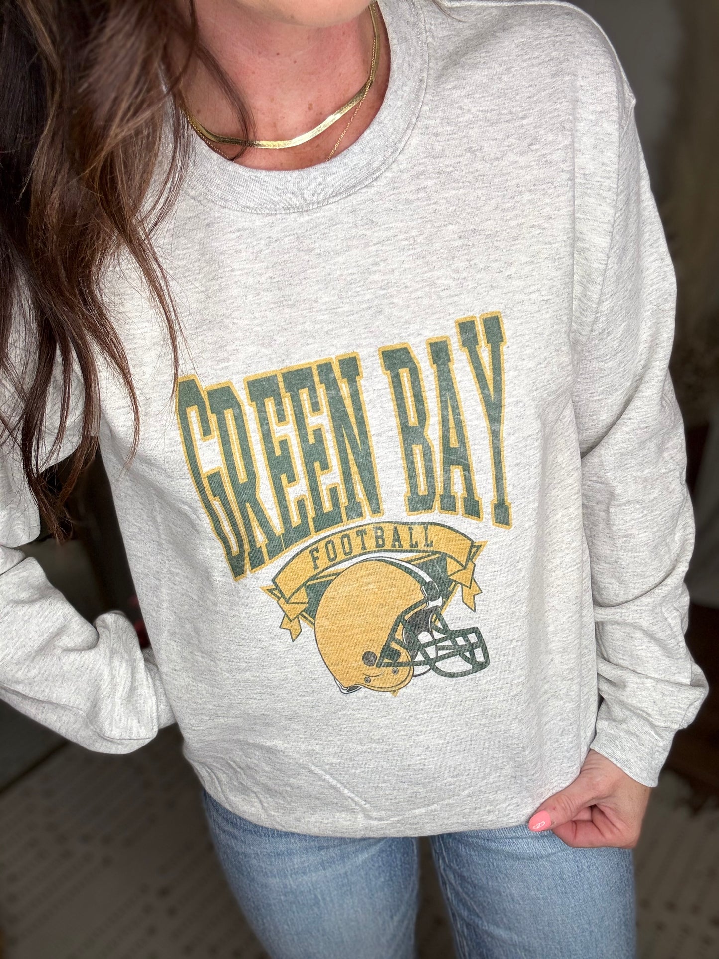 Retro Green Bay Football Crewneck