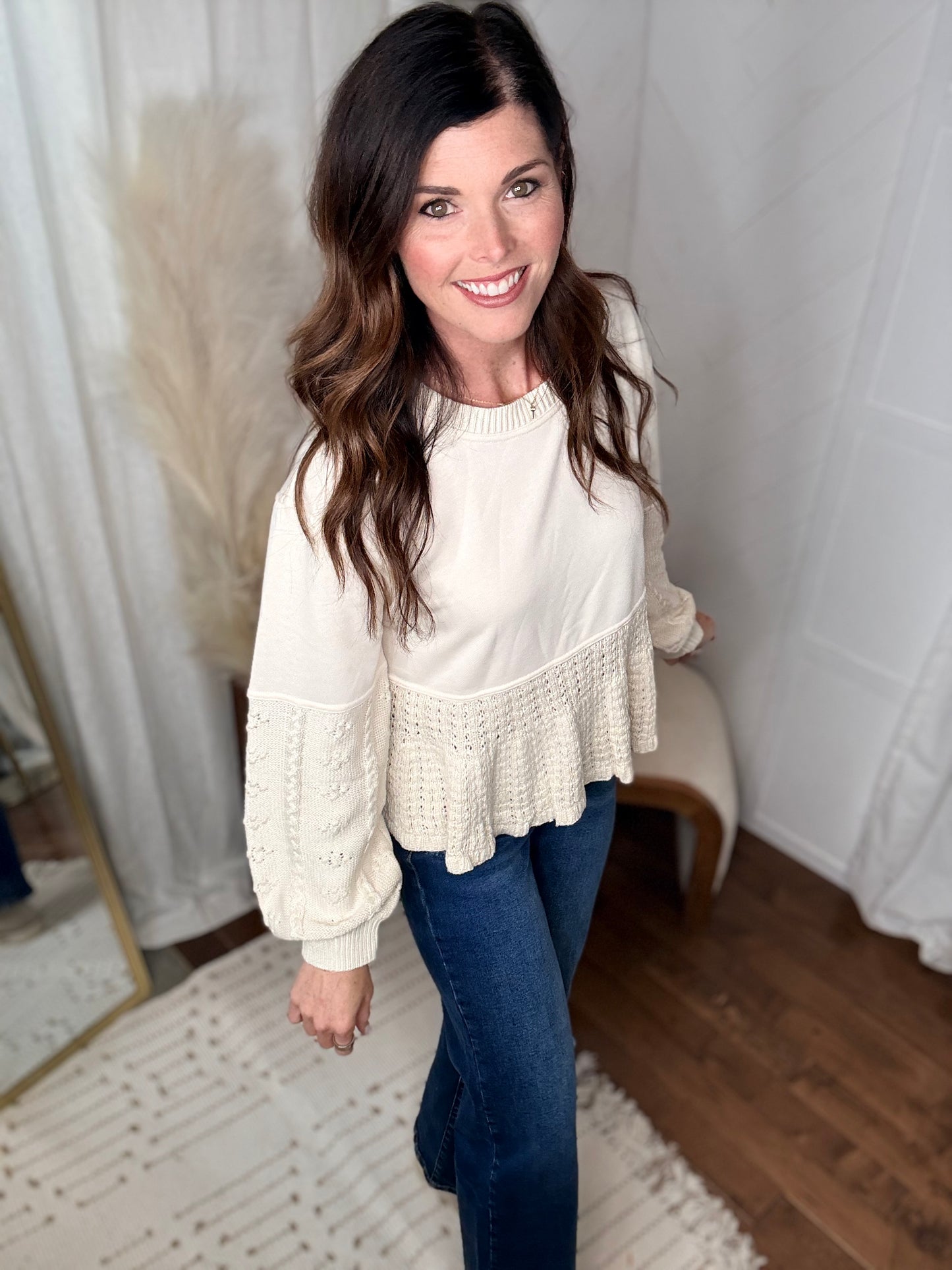 Vanilla Autumn Mixed Sweater