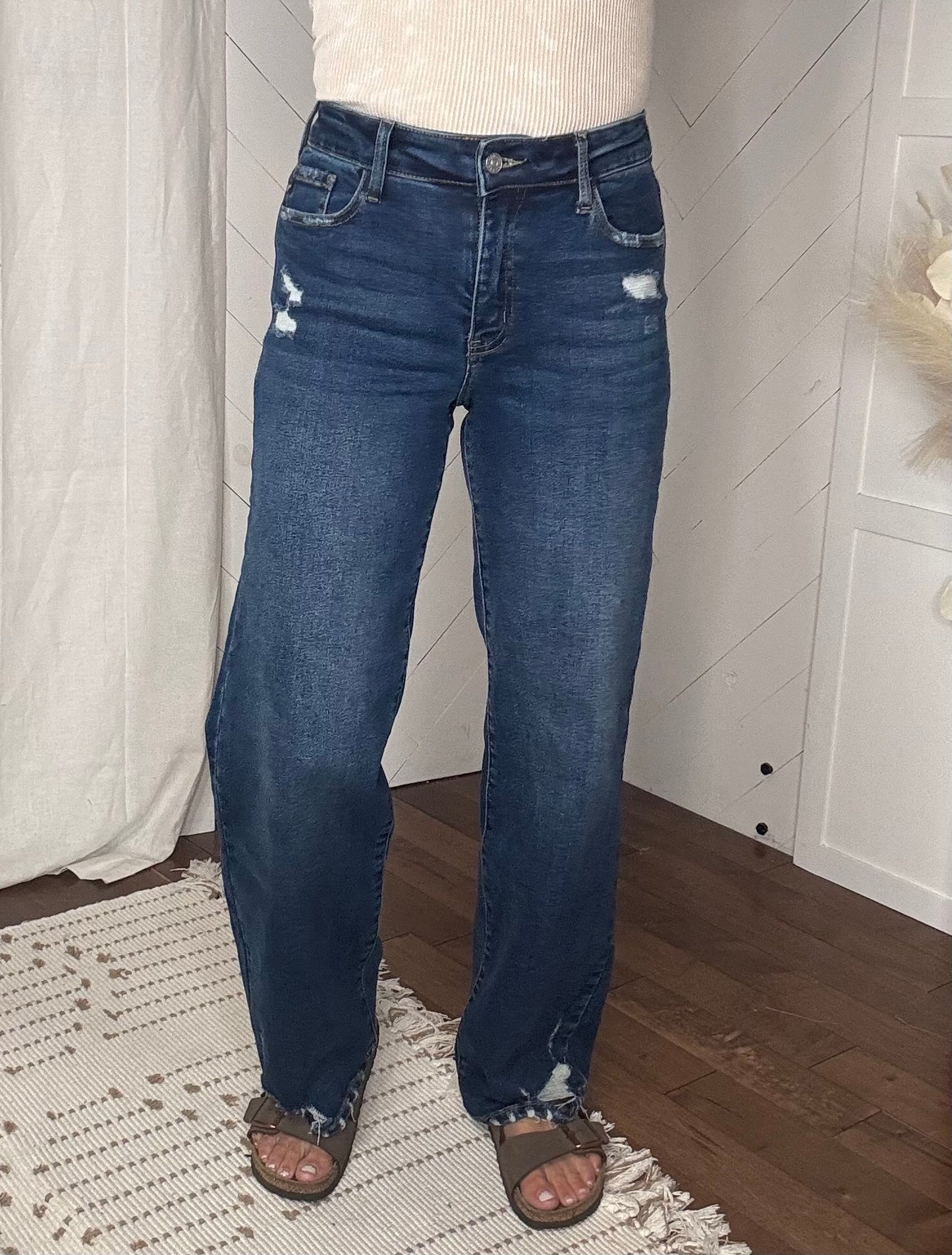 KanCan71: Dark High Rise Wide Leg
