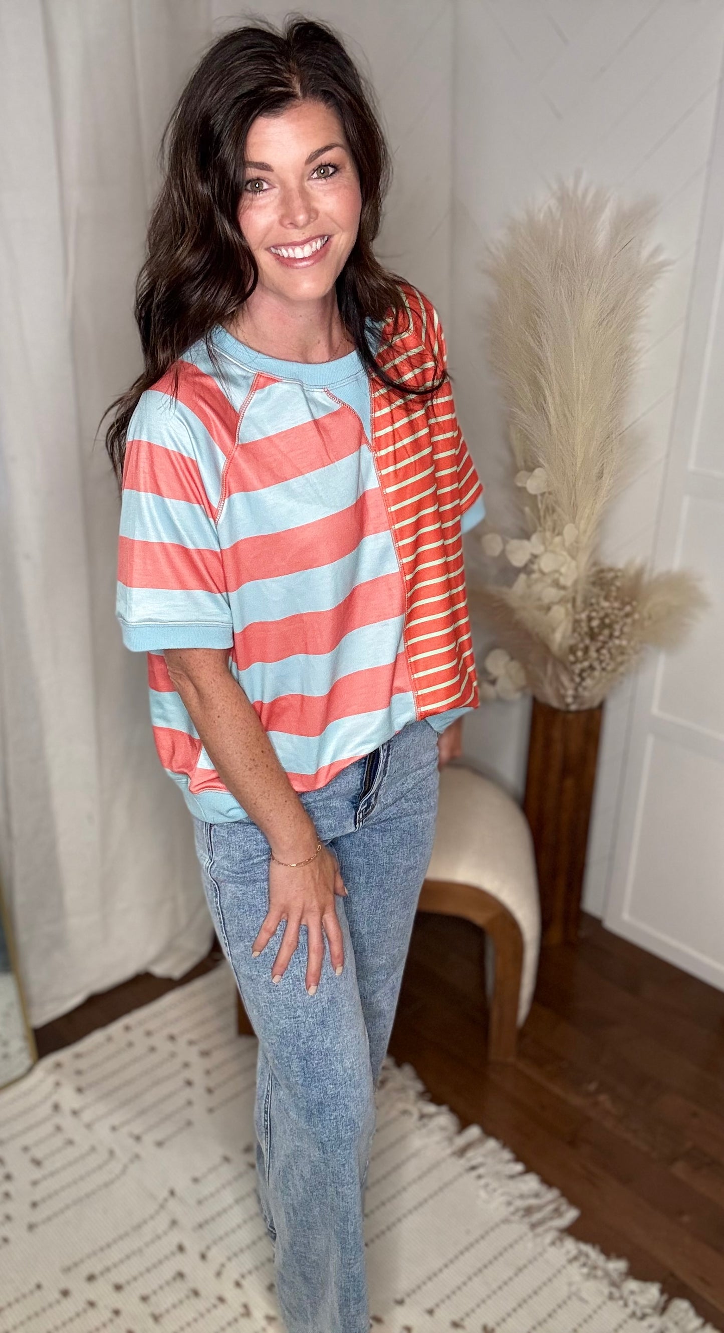Coastal Threads Stitch Top