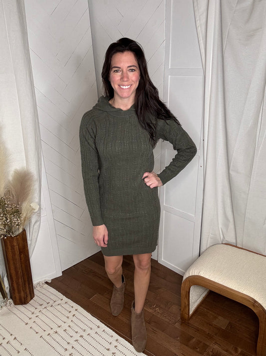 Forest Hoodie Dress