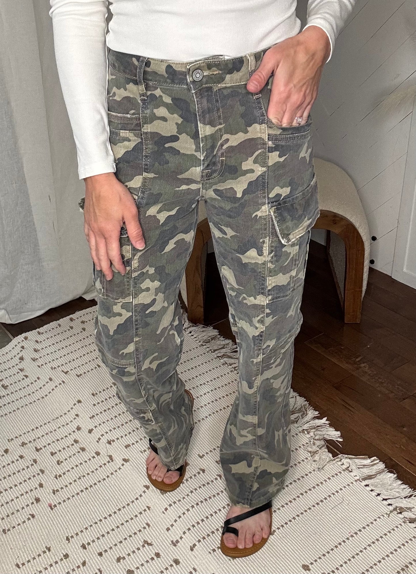 Camo Cargo Jeans