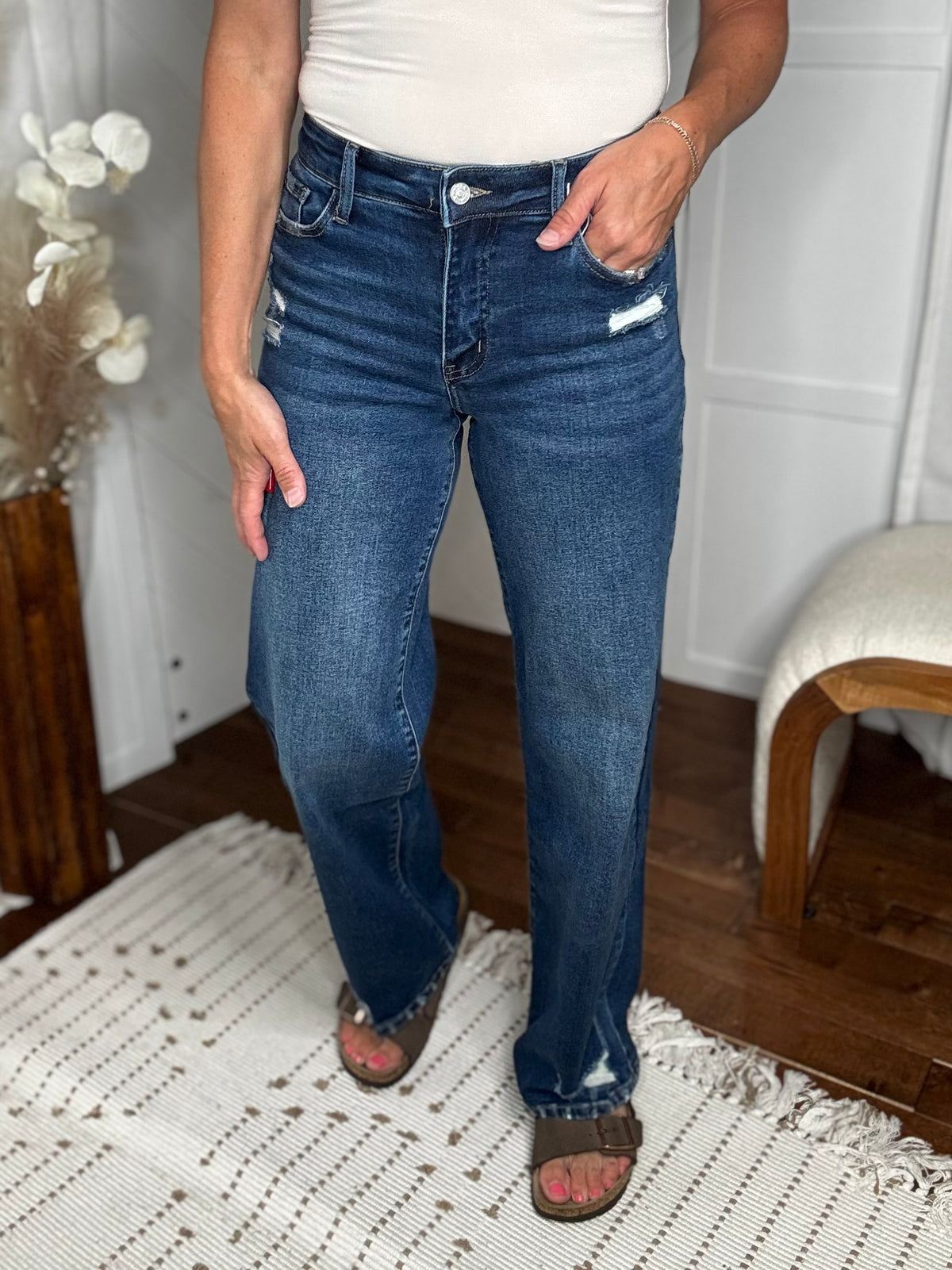 KanCan71: Dark High Rise Wide Leg