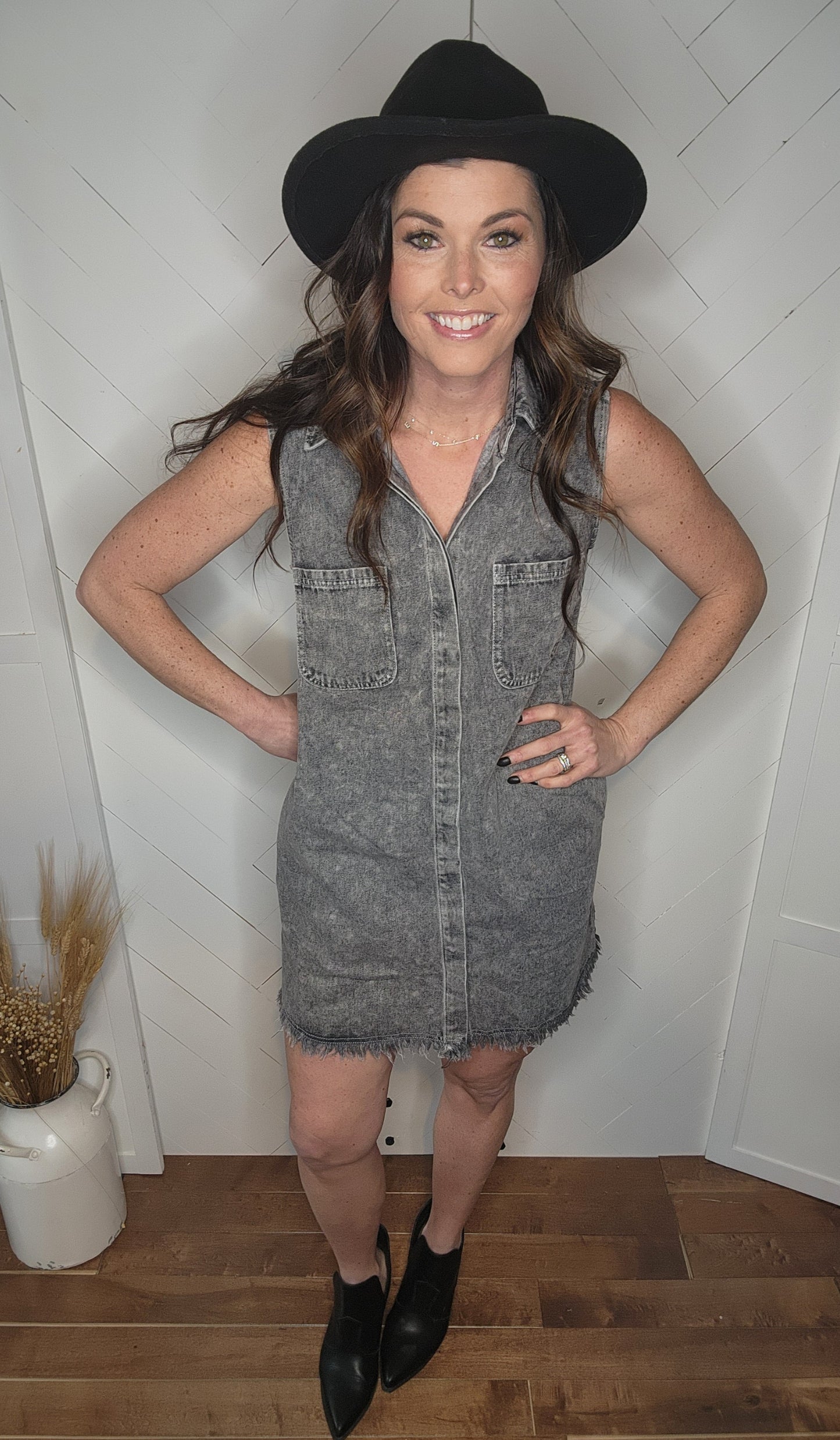 Denim Sleeveless Dress