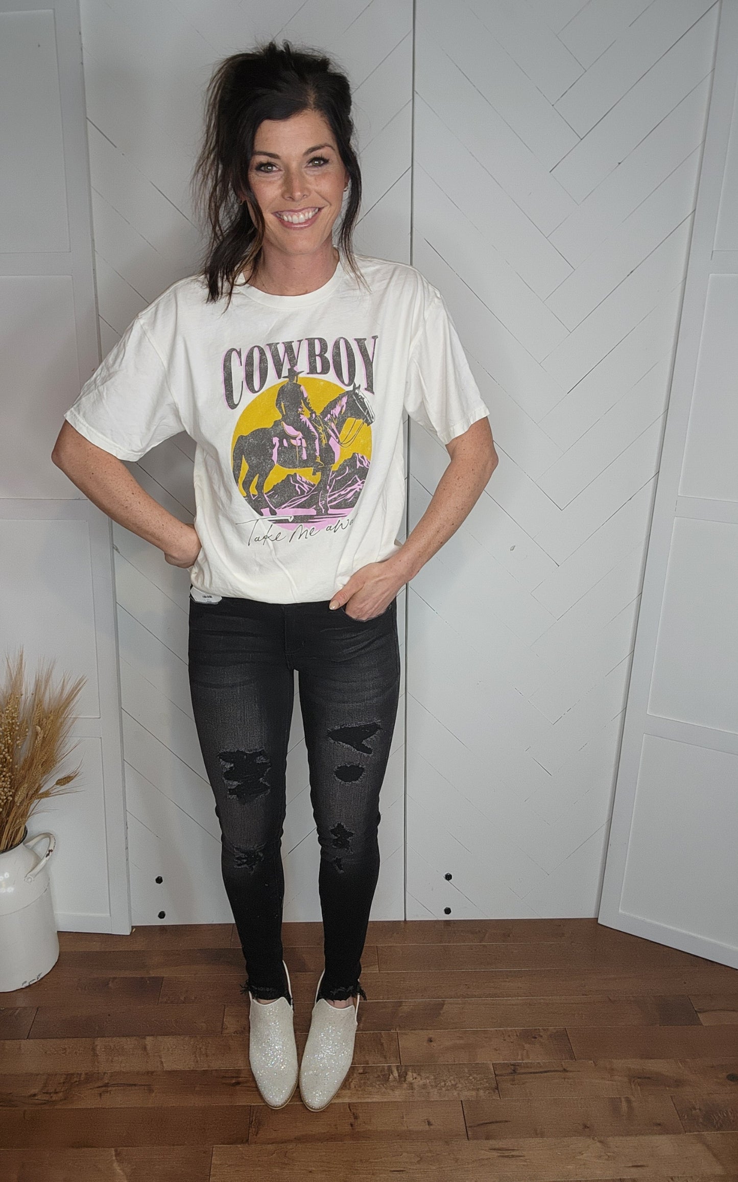 Cowboy Take Me Away Tee