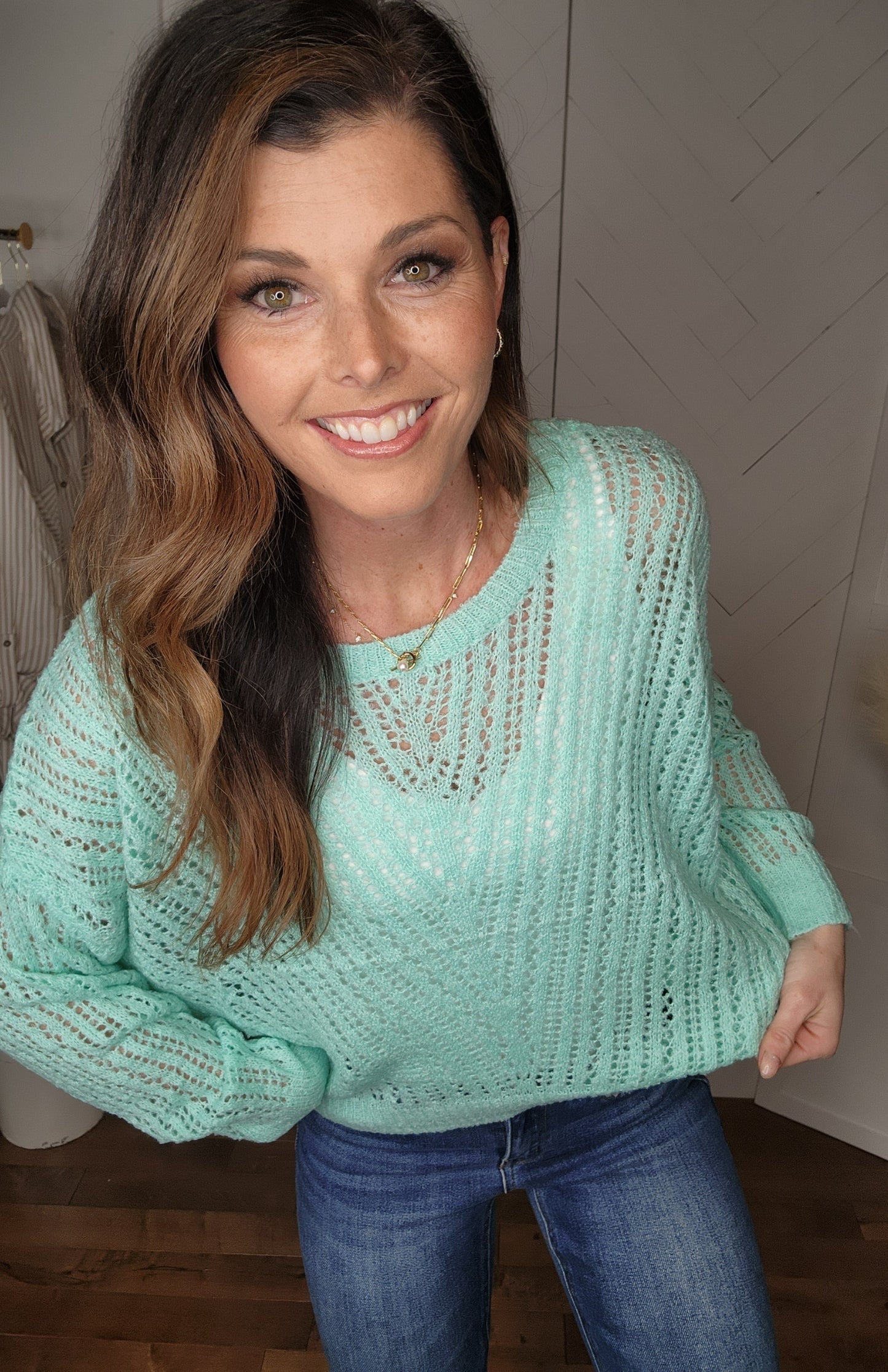 Lilah Open Knit Sweater