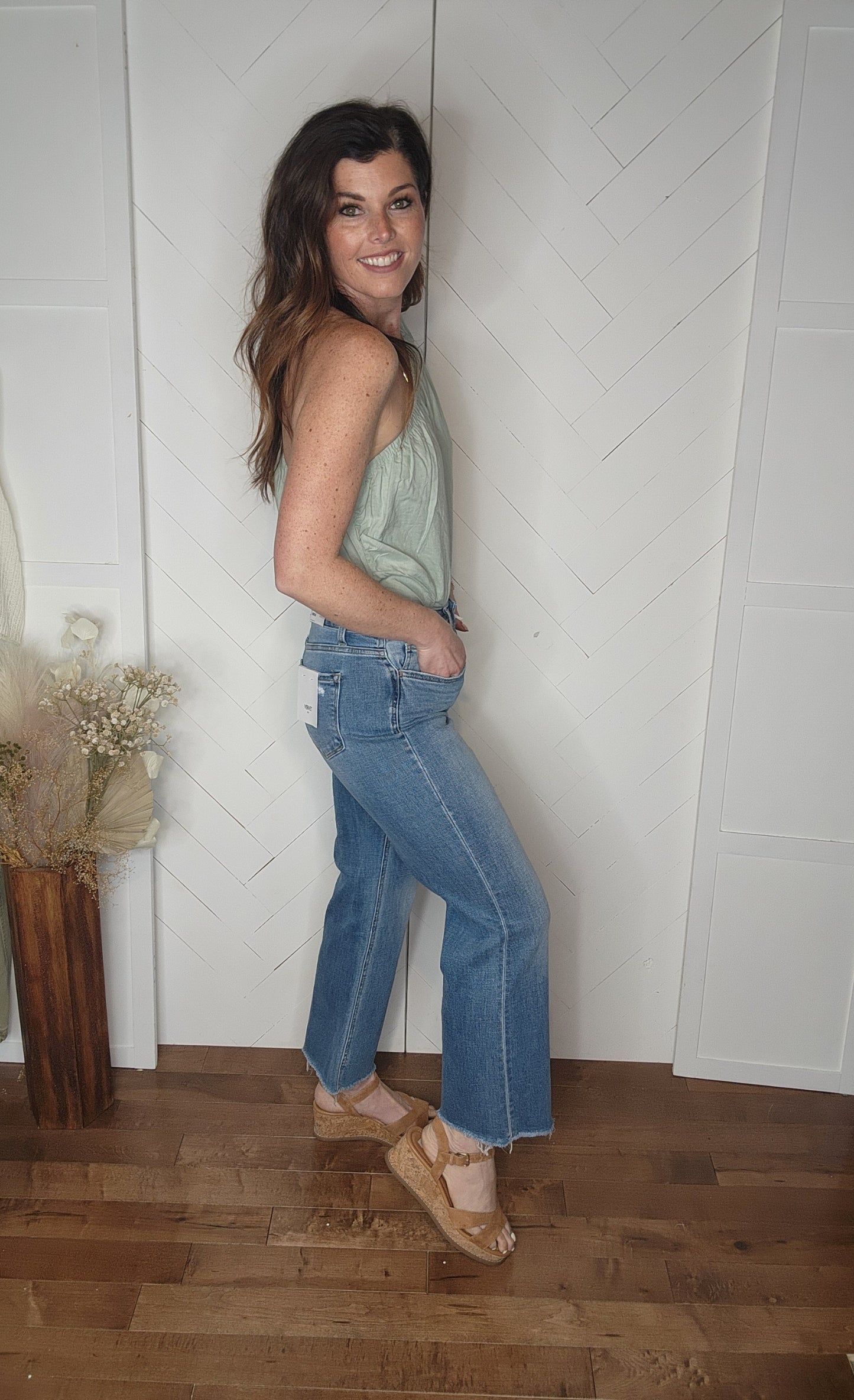 Vervet Kendall: High Rise Dad Jeans