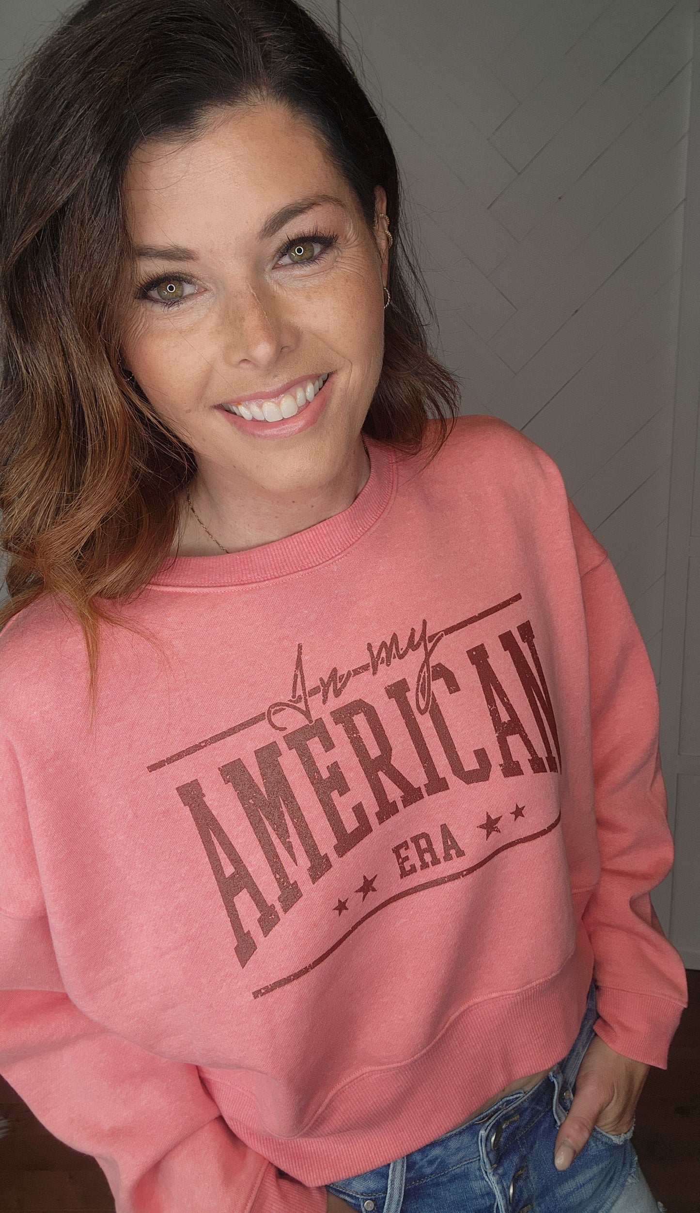 In My American Era Sweatshirt: Rose